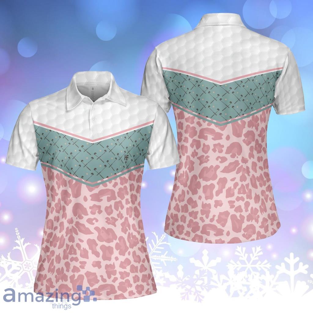 Striped Polo Golf Girl Seamless Pattern Golf Polo Shirt For Women - Striped Polo Golf Girl Seamless Pattern Golf Polo Shirt For Women