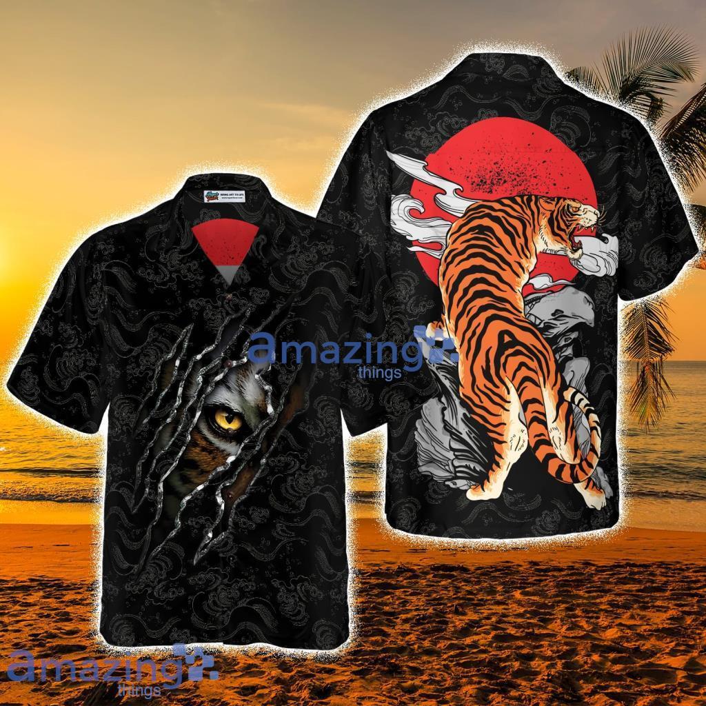 Strong Like A Tiger Shirt For Men Hawaiian Shirt - Strong Like A Tiger Shirt For Men Hawaiian Shirt