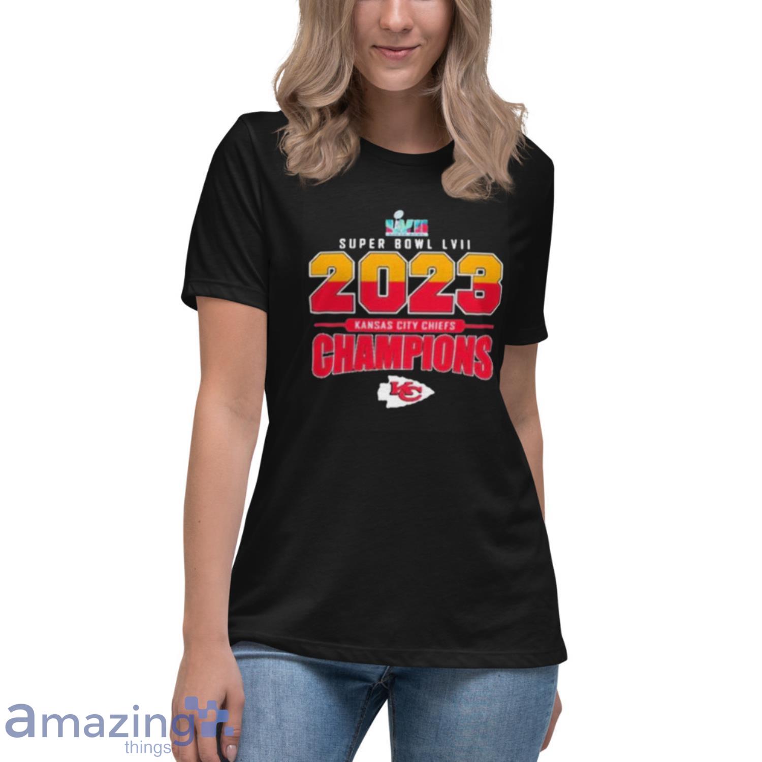 Super Bowl LVII Champions 2023 Kansas City Chiefs Unisex Shirt Men Women -  T-shirts Low Price