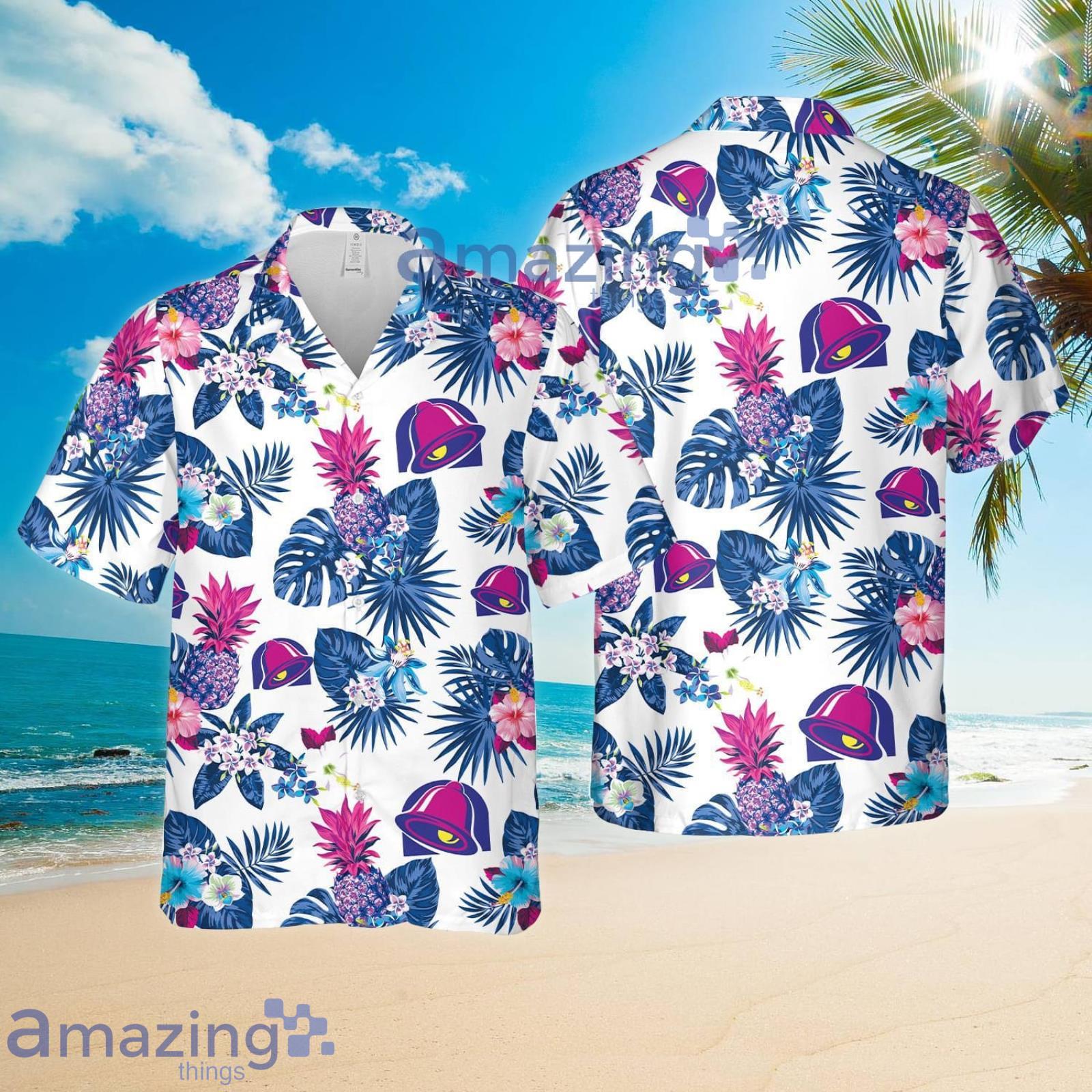 Taco Bell Hawaii Beach Summer Set Hawaiian Shirt And Shorts Product Photo 1