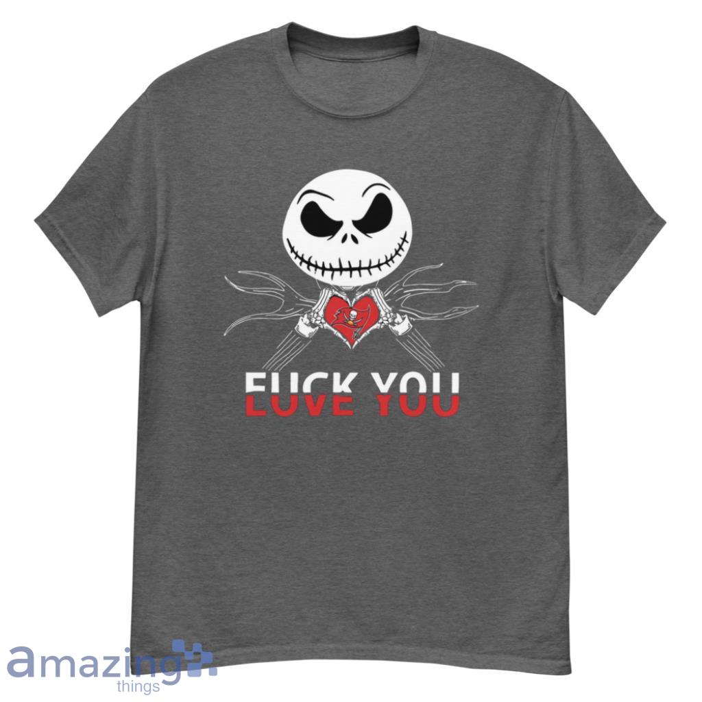 Tampa Bay Buccaneers Love You Jack Skellington Halloween Shirt - G500 Men’s Classic T-Shirt-1
