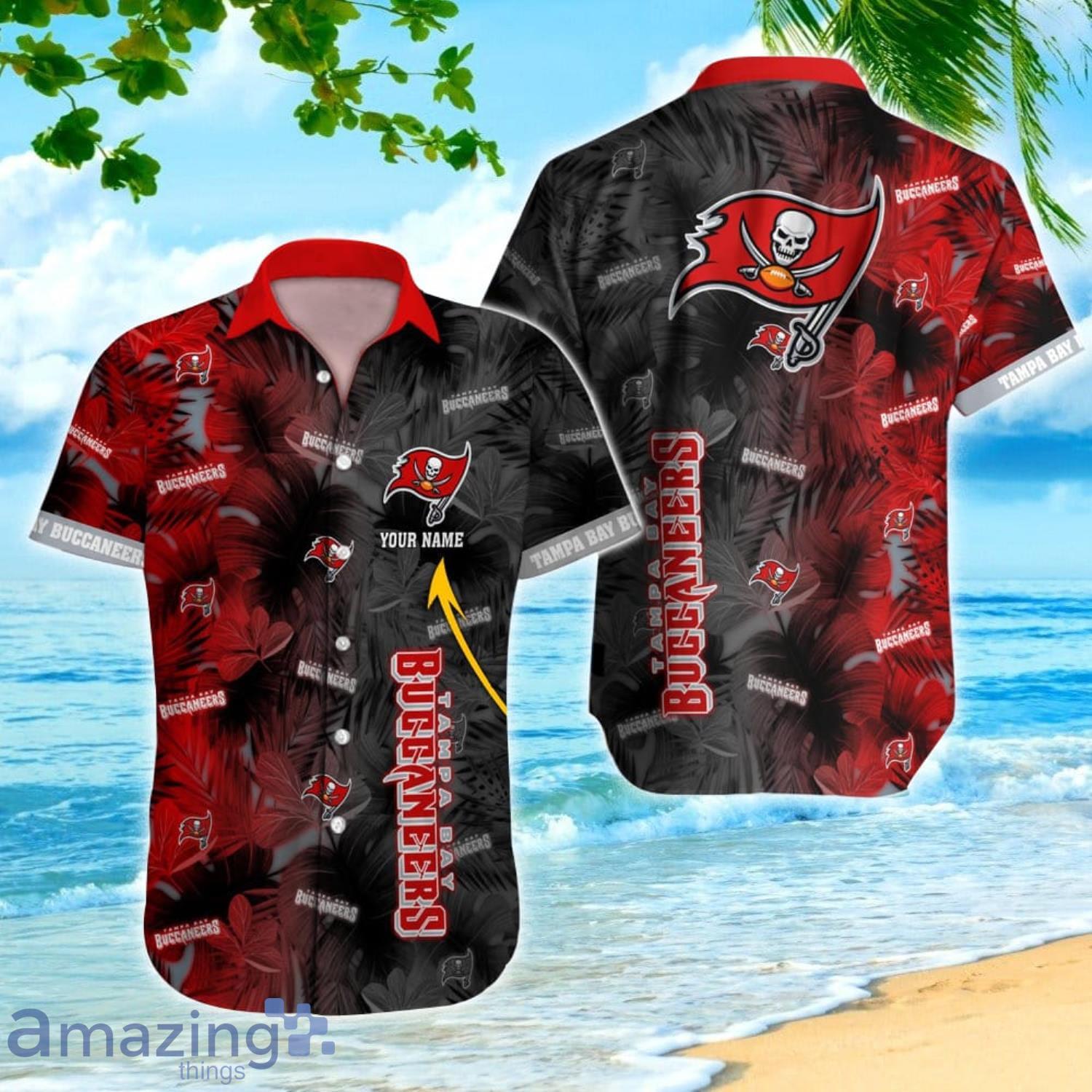 Tampa Bay Buccaneers NFL Personalized Hawaiian Shirt Summer Gift