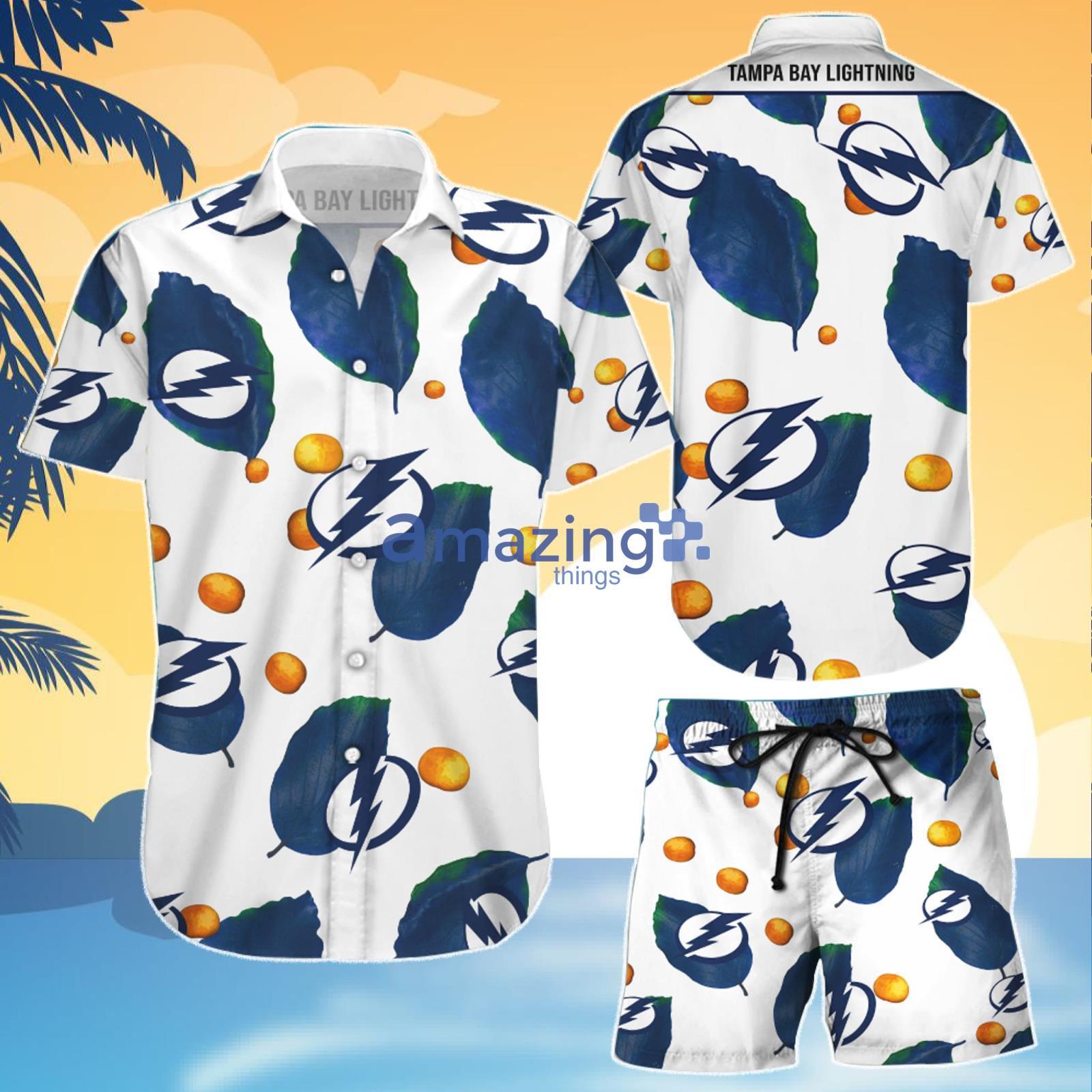Tampa Bay Lightning Combo Hawaiian Shirt And Shorts Gift For Summer Vacation Product Photo 1