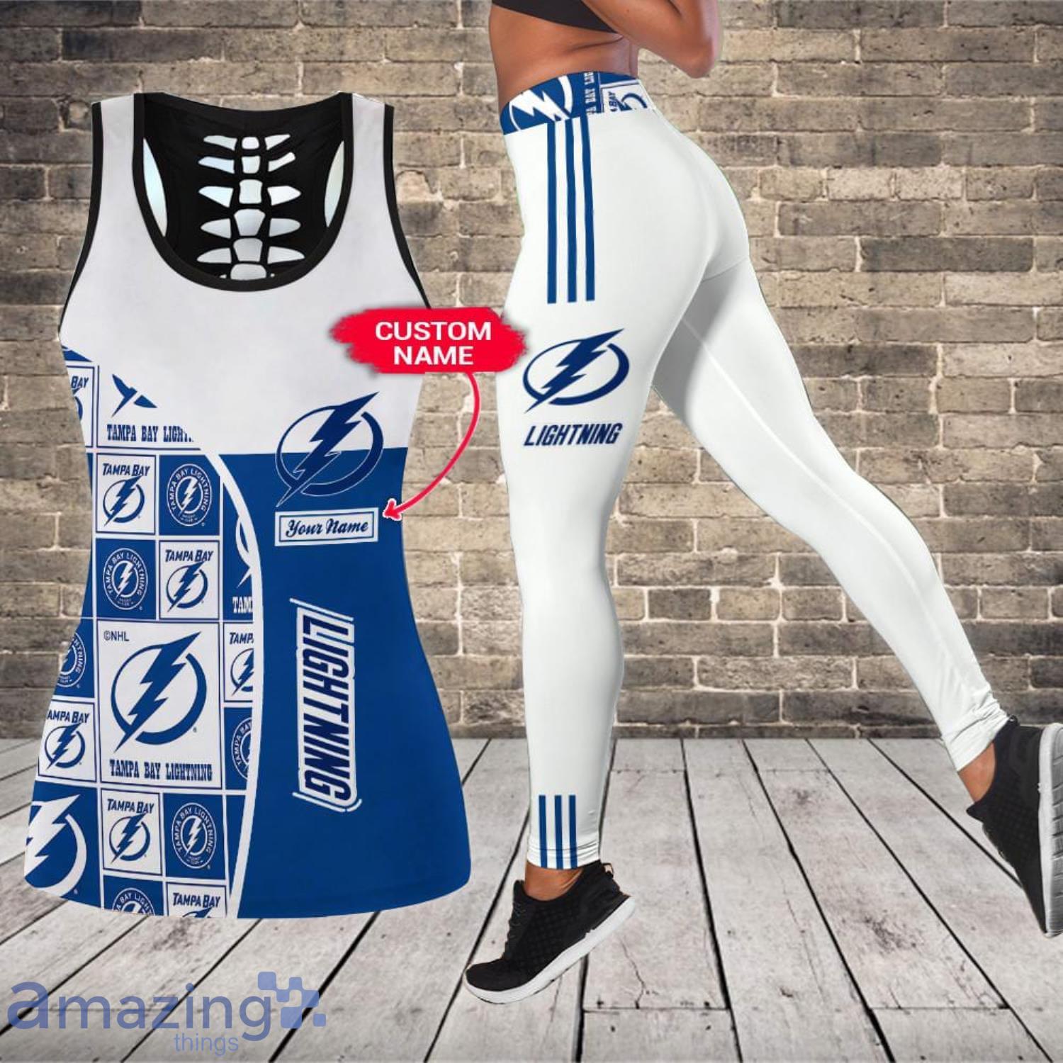 Personalized Name Dallas Cowboys Combo Hollow Tank Top And Leggings For  Women