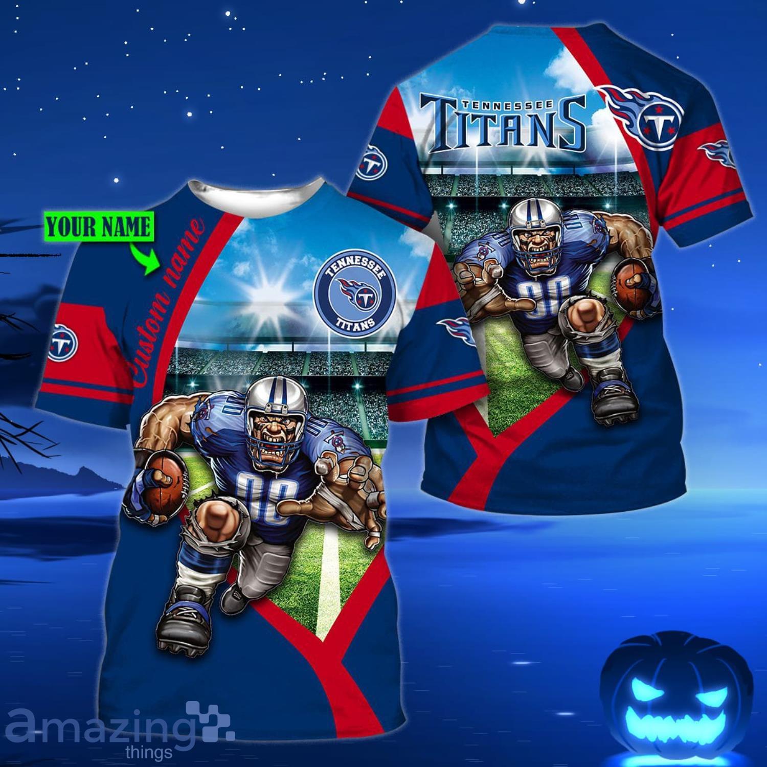 Personalized Tennessee Titans Mascot Camo All Over Print 3D