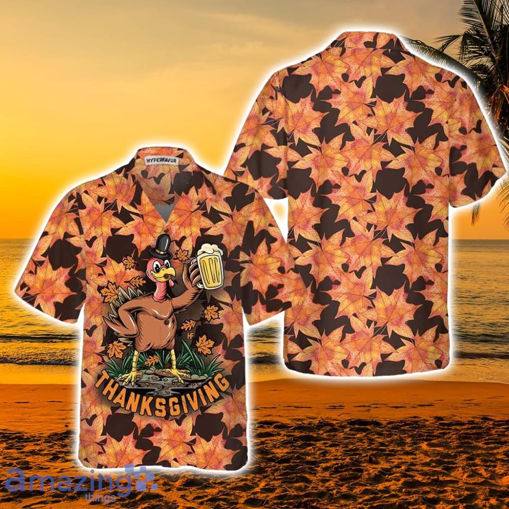 Thanksgiving Turkey Holding Big Glass Beer Hawaiian Shirt - Thanksgiving Turkey Holding Big Glass Beer Hawaiian Shirt Thanksgiving Turkey Holding Big Glass Beer Hawaiian Shirt - Thanksgiving Turkey Holding Big Glass Beer Hawaiian Shirt