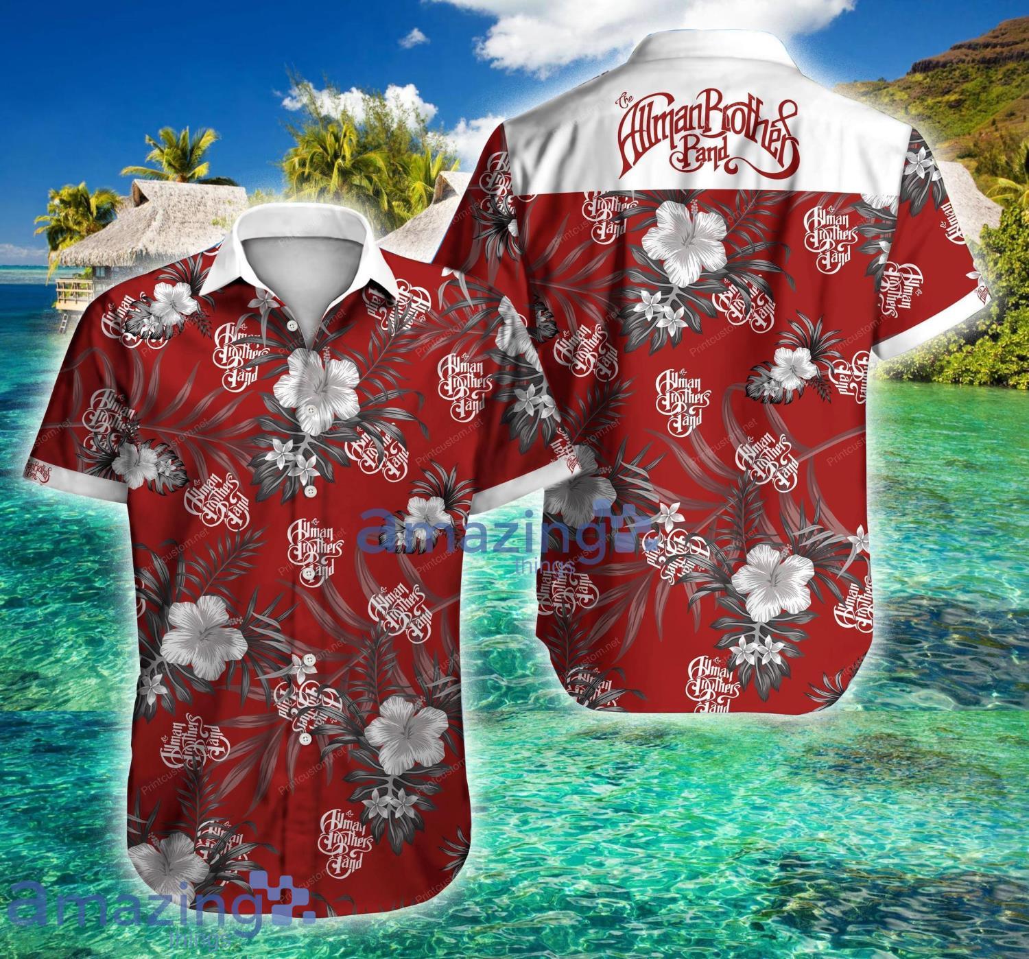 The Allman Brother Band Tropical Short Sleeve Hawaiian Shirt For Men And Women Product Photo 1