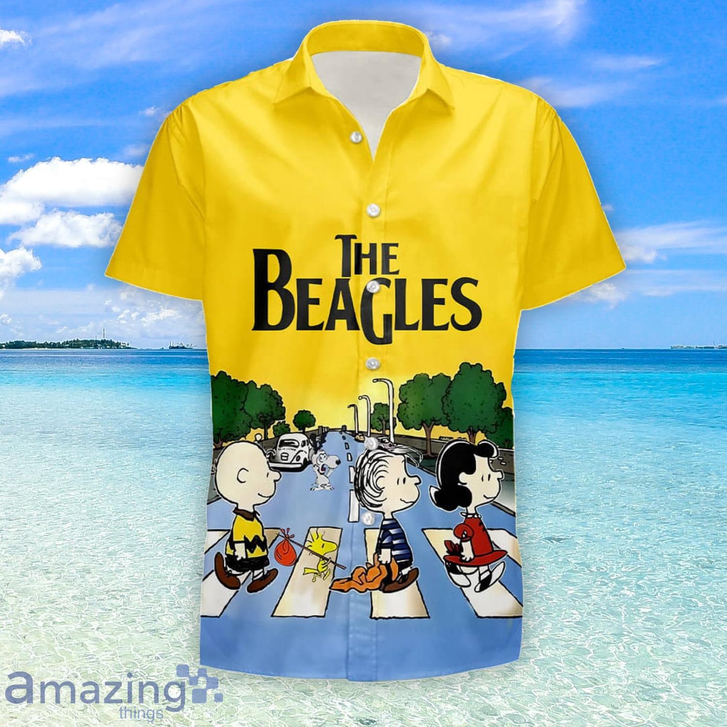 The Beagles Snoopy Hawaii Summer Hawaiian Shirt And Short Product Photo 1