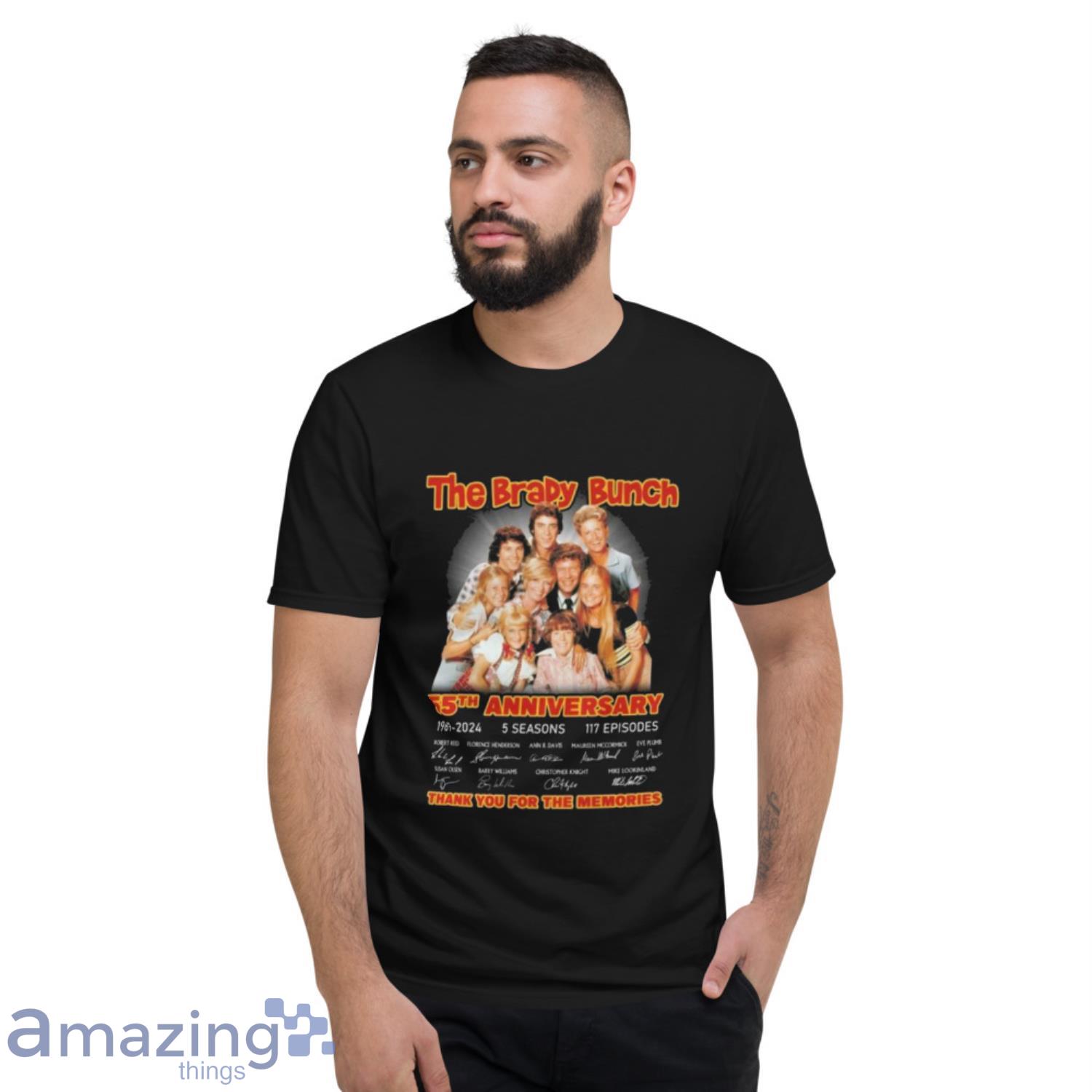 The Brady Bunch 55th Anniversary 1969 – 2024 Thank You For The Memories Signatures Shirt image The Brady Bunch 55th Anniversary 1969 – 2024 Thank You For The Memories Signatures Shirt - Short Sleeve T-Shirt