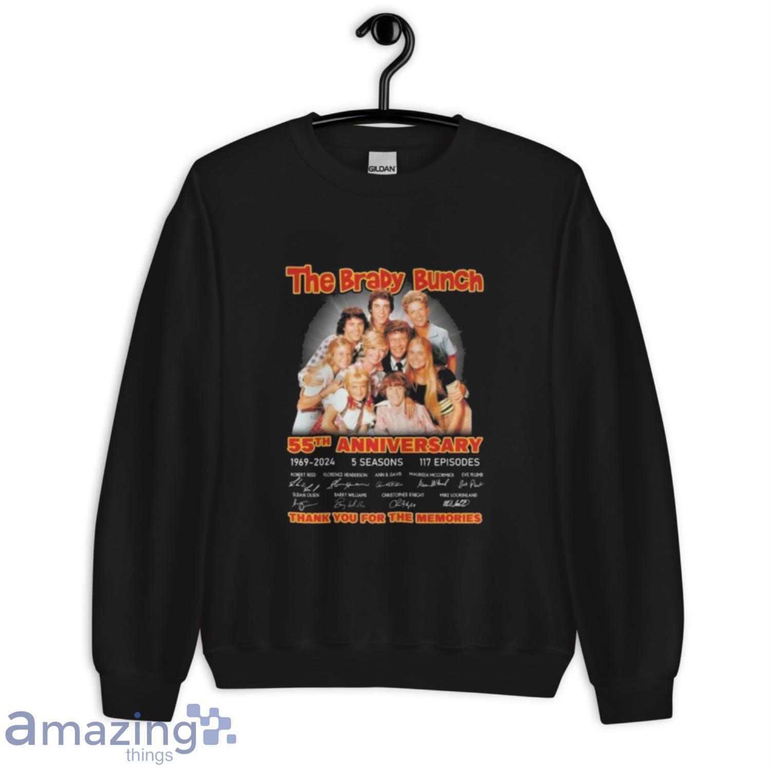 The Brady Bunch 55th Anniversary 1969 – 2024 Thank You For The Memories Signatures Shirt image The Brady Bunch 55th Anniversary 1969 – 2024 Thank You For The Memories Signatures Shirt - Unisex Crewneck Sweatshirt
