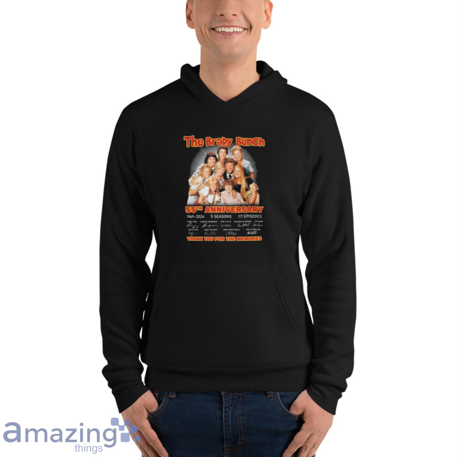 The Brady Bunch 55th Anniversary 1969 – 2024 Thank You For The Memories Signatures Shirt image The Brady Bunch 55th Anniversary 1969 – 2024 Thank You For The Memories Signatures Shirt - Unisex Fleece Pullover Hoodie