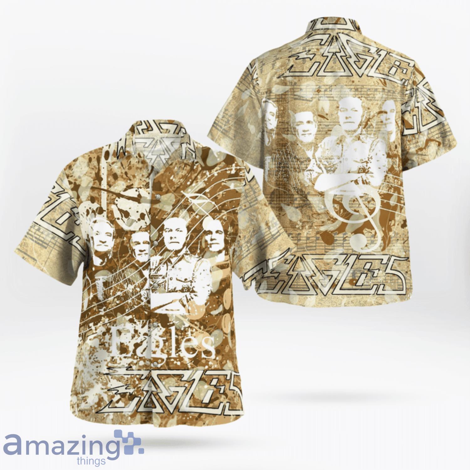 The Eagles Rock Band All Over Print Men And Women Hawaiian Shirt Product Photo 1