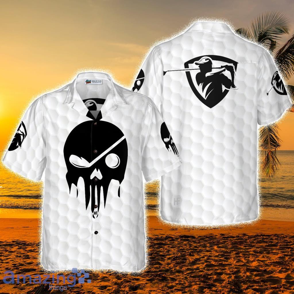 The Golf Skull V2 Hawaiian Shirt - The Golf Skull V2 Hawaiian Shirt