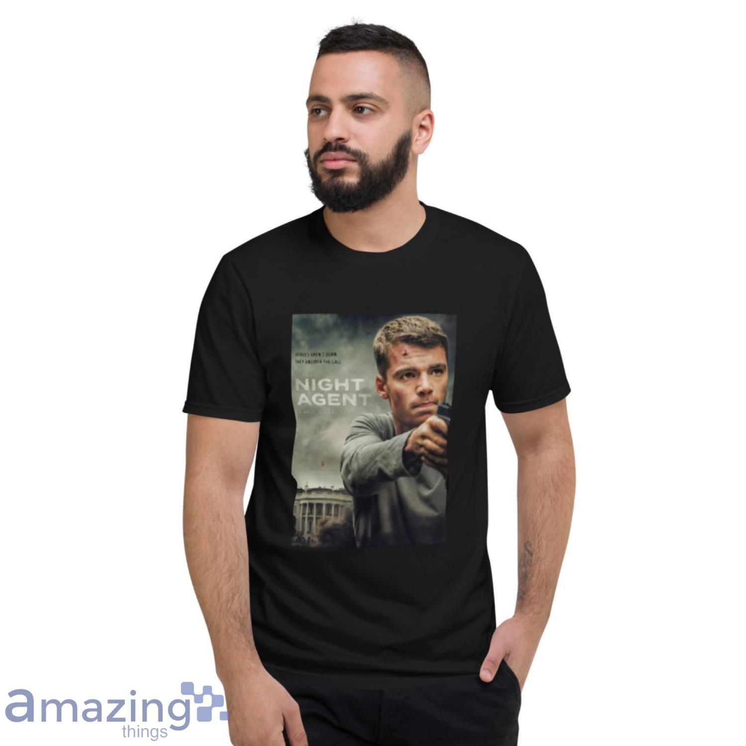 The Night Agent Tv Show Netflix 2023 Shirt image The Night Agent Tv Show Netflix 2023 Shirt - Short Sleeve T-Shirt