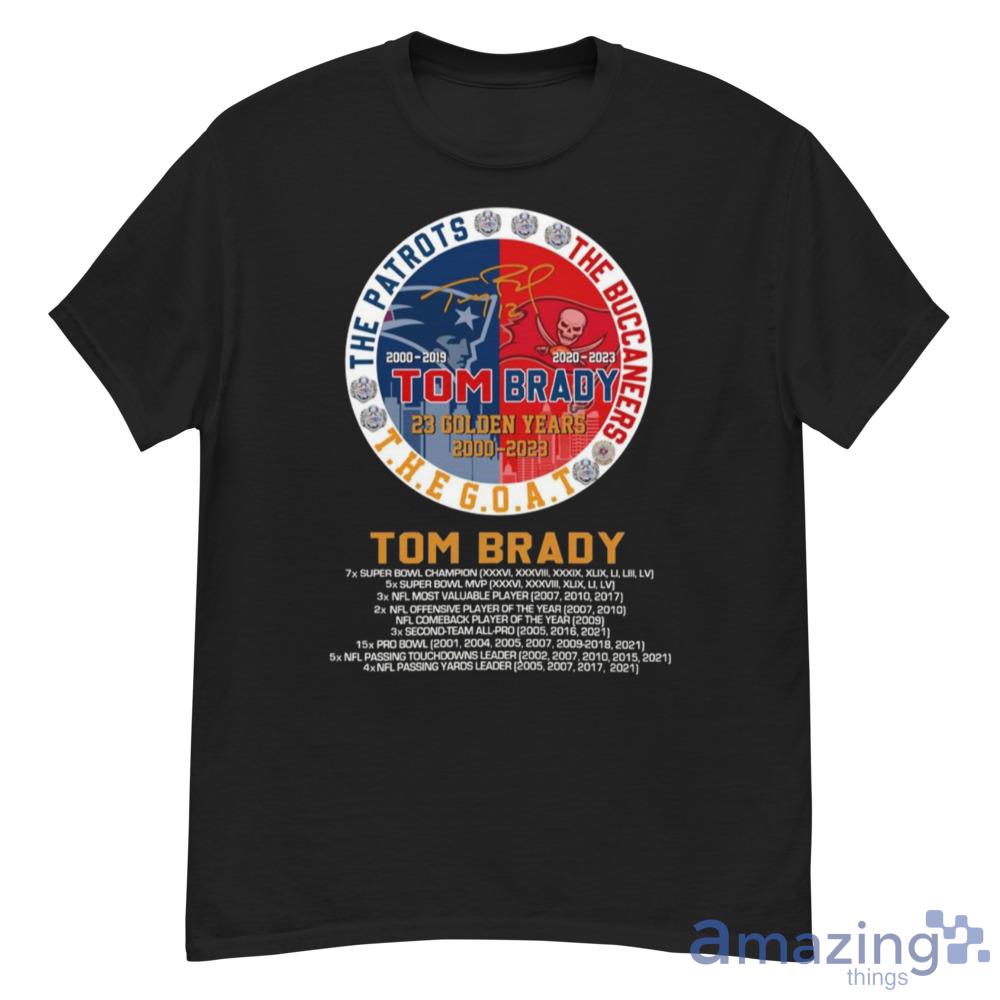 Above Surface The G.O.A.T Tom Brady The Greatest of All Time - Champion T-Shirt G.O.A.T Small / Black