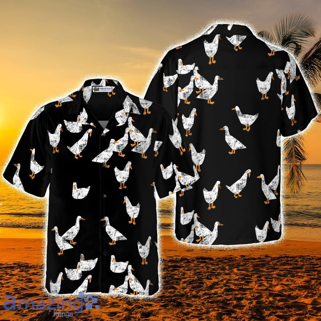 The Walking Ducks Hawaiian Shirt - The Walking Ducks Hawaiian Shirt