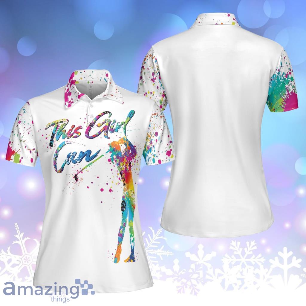 This Girl Can Golf Short Sleeve Women Polo Shirt - This Girl Can Golf Short Sleeve Women Polo Shirt