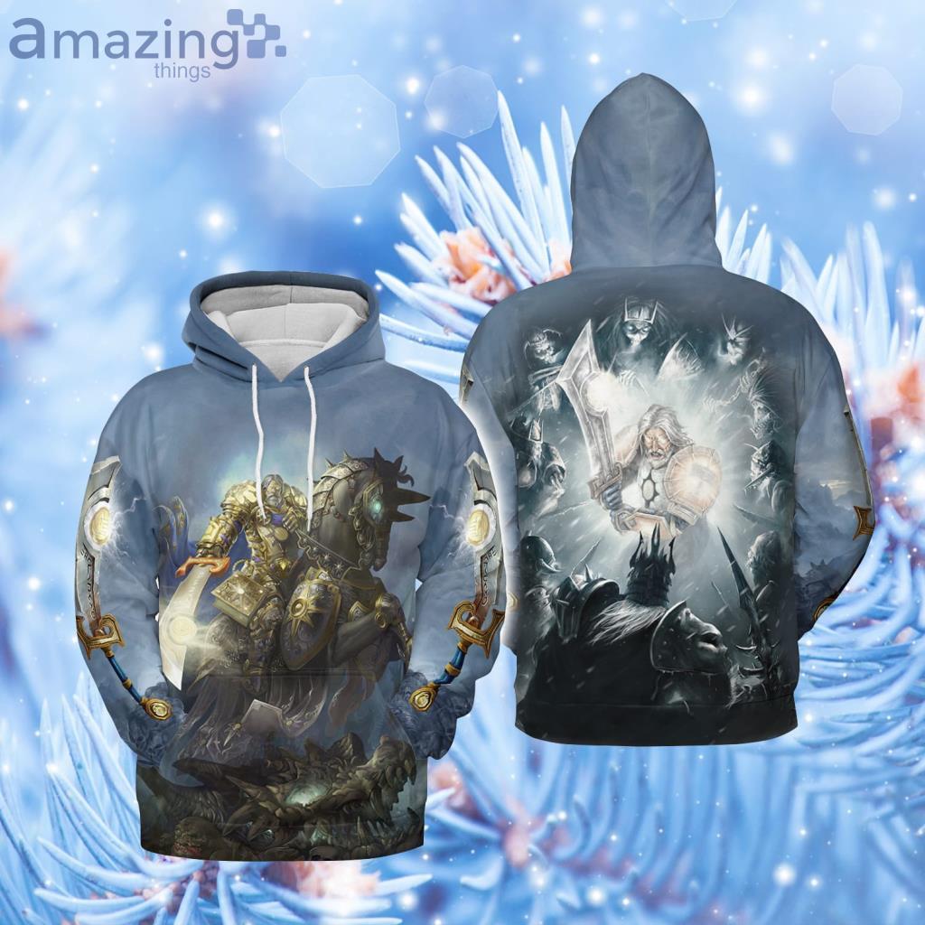 Tirion Fordring Highlord of the Argent Crusade Hoodie 3D - Tirion Fordring Highlord of the Argent Crusade Hoodie 3D