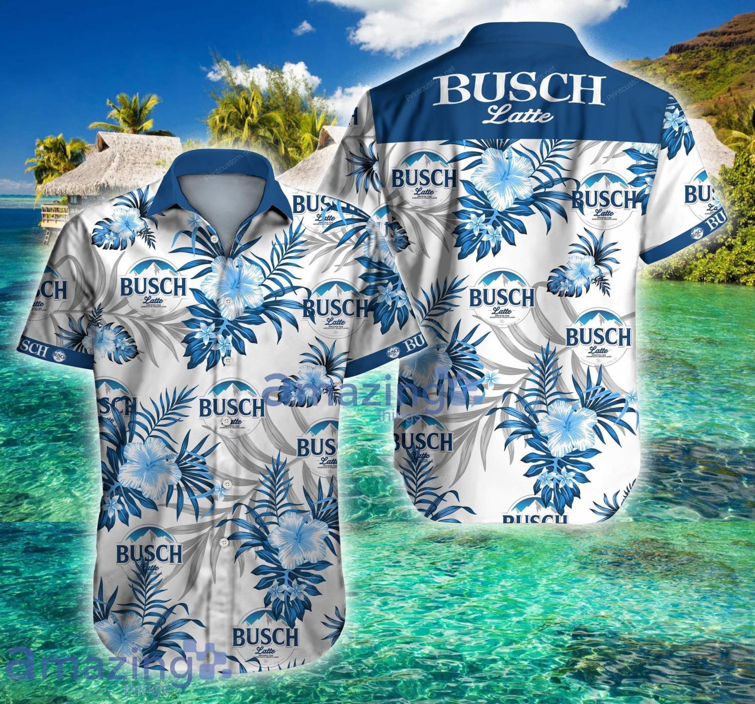 Tlmus Latte Summer Tropical Short Sleeve Hawaiian Shirt For Men And Women Product Photo 1