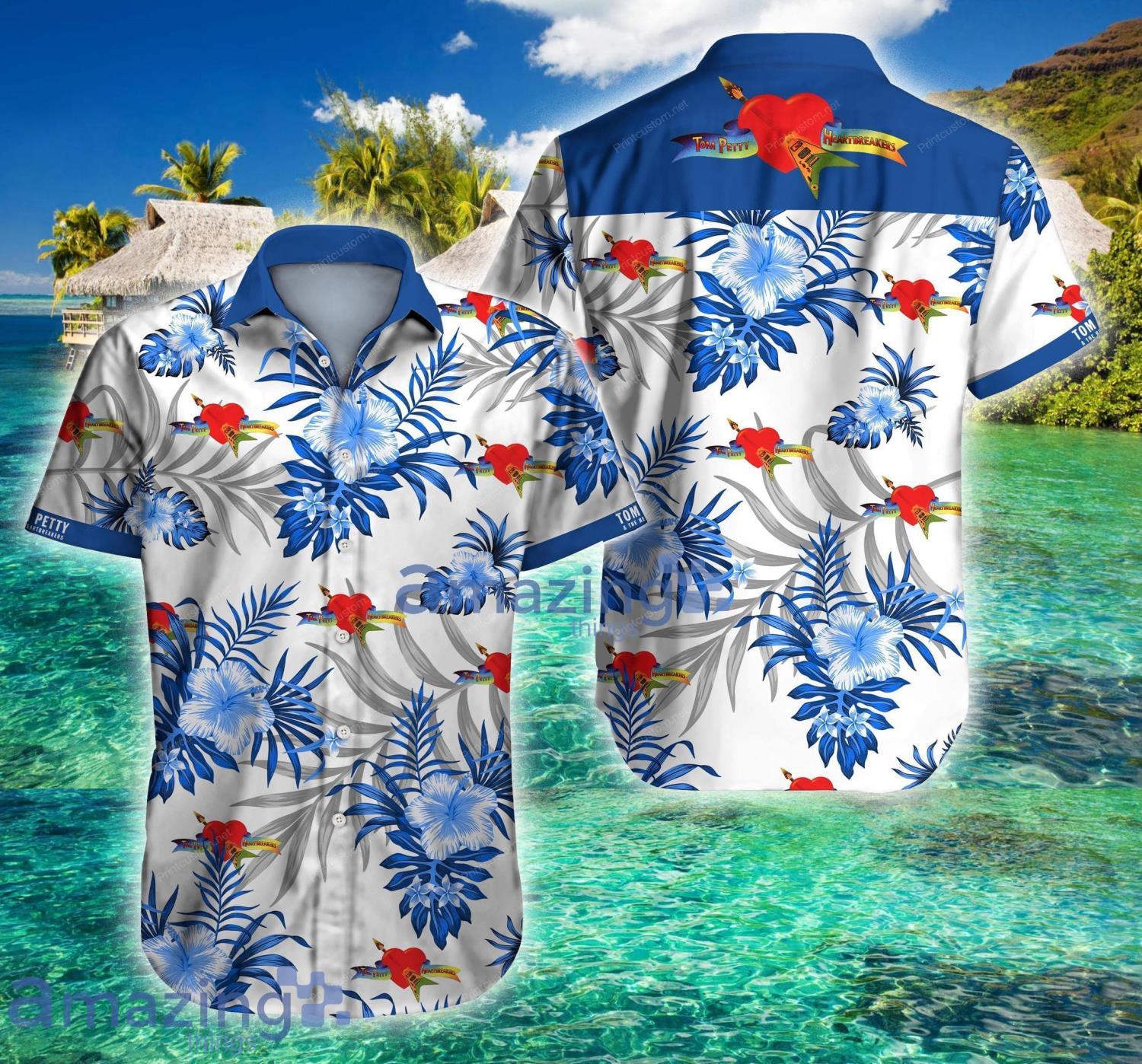 Tom Petty And The Heartbreakers Tropical Short Sleeve Aloha Hawaiian Shirt For Men And Women Product Photo 1