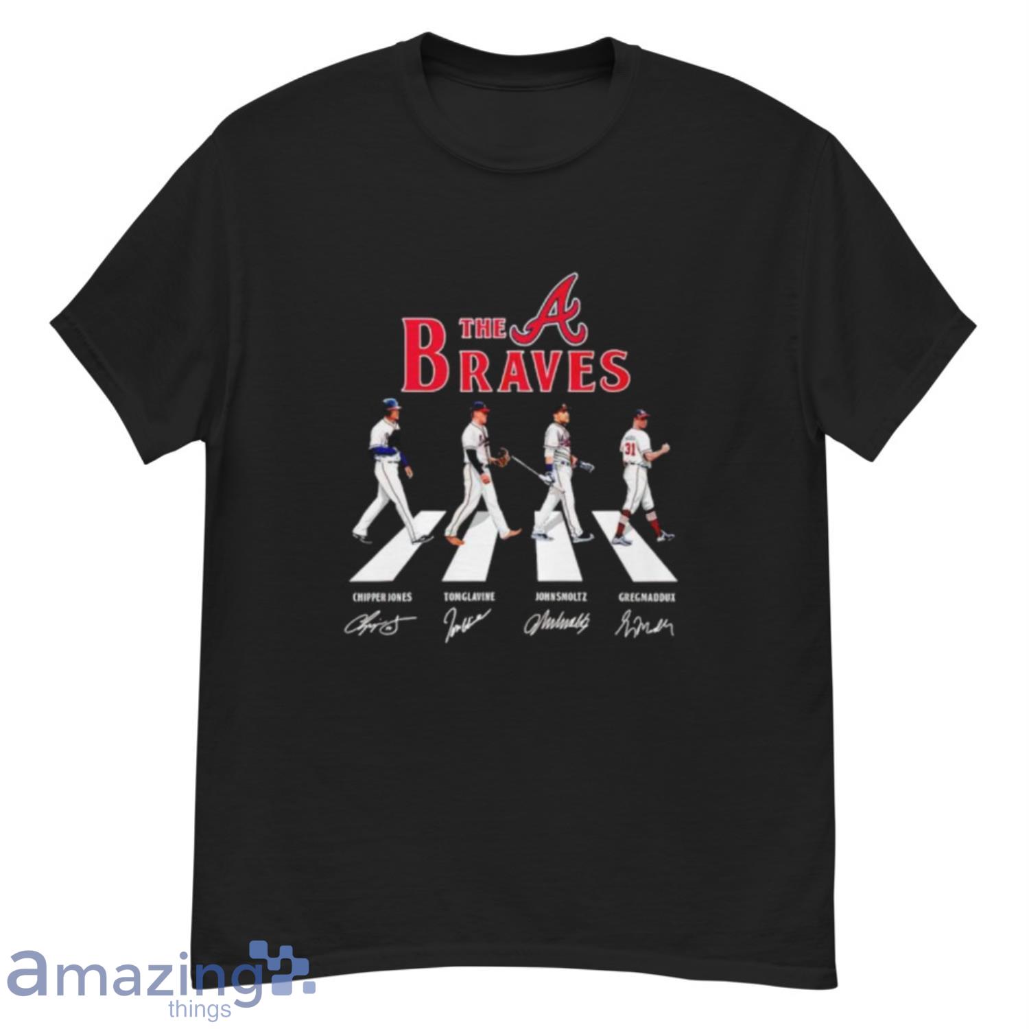 Top The Atlanta Braves Baseball Abbey Road Signatures Shirt