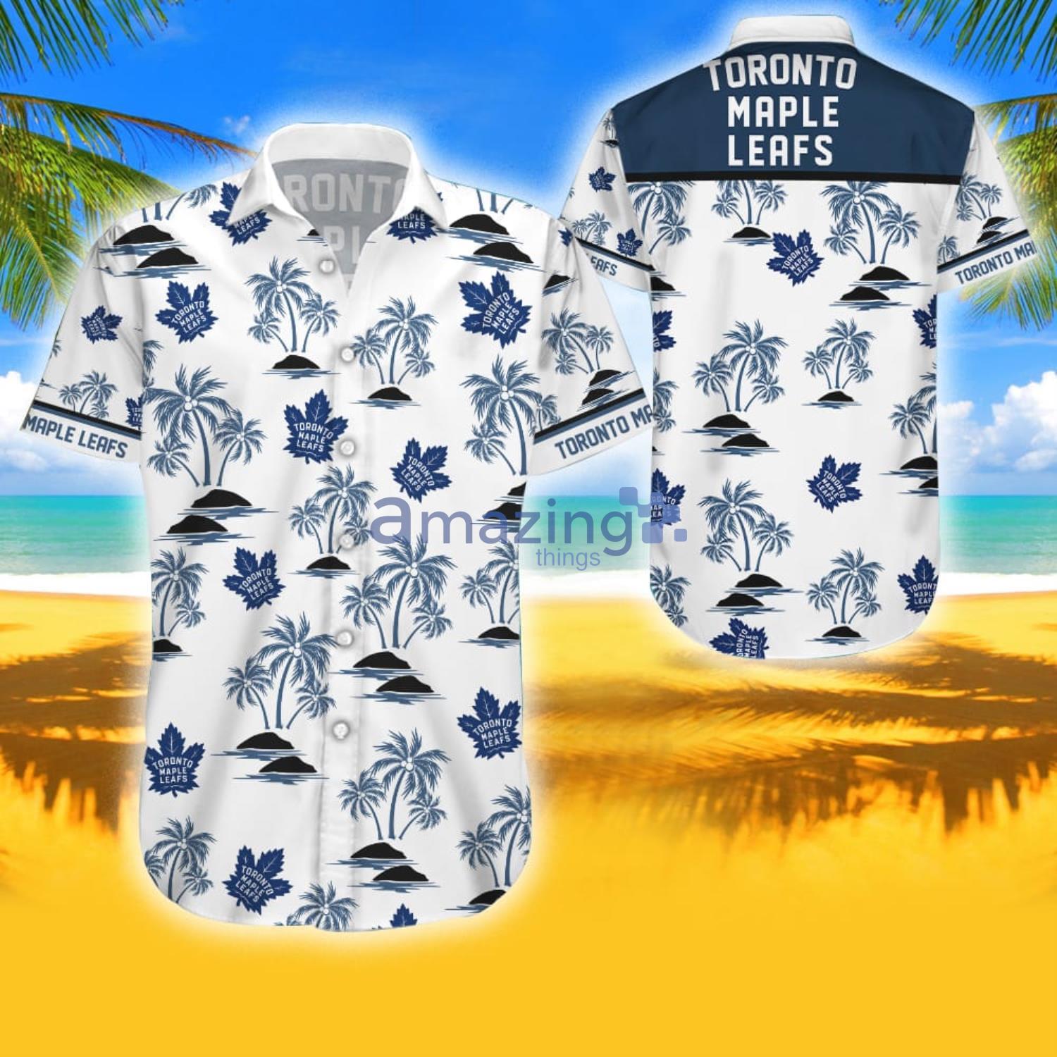 Toronto Maple Leafs Tropical Aloha Combo Hawaiian Shirt And Shorts Gift For Summer Product Photo 1