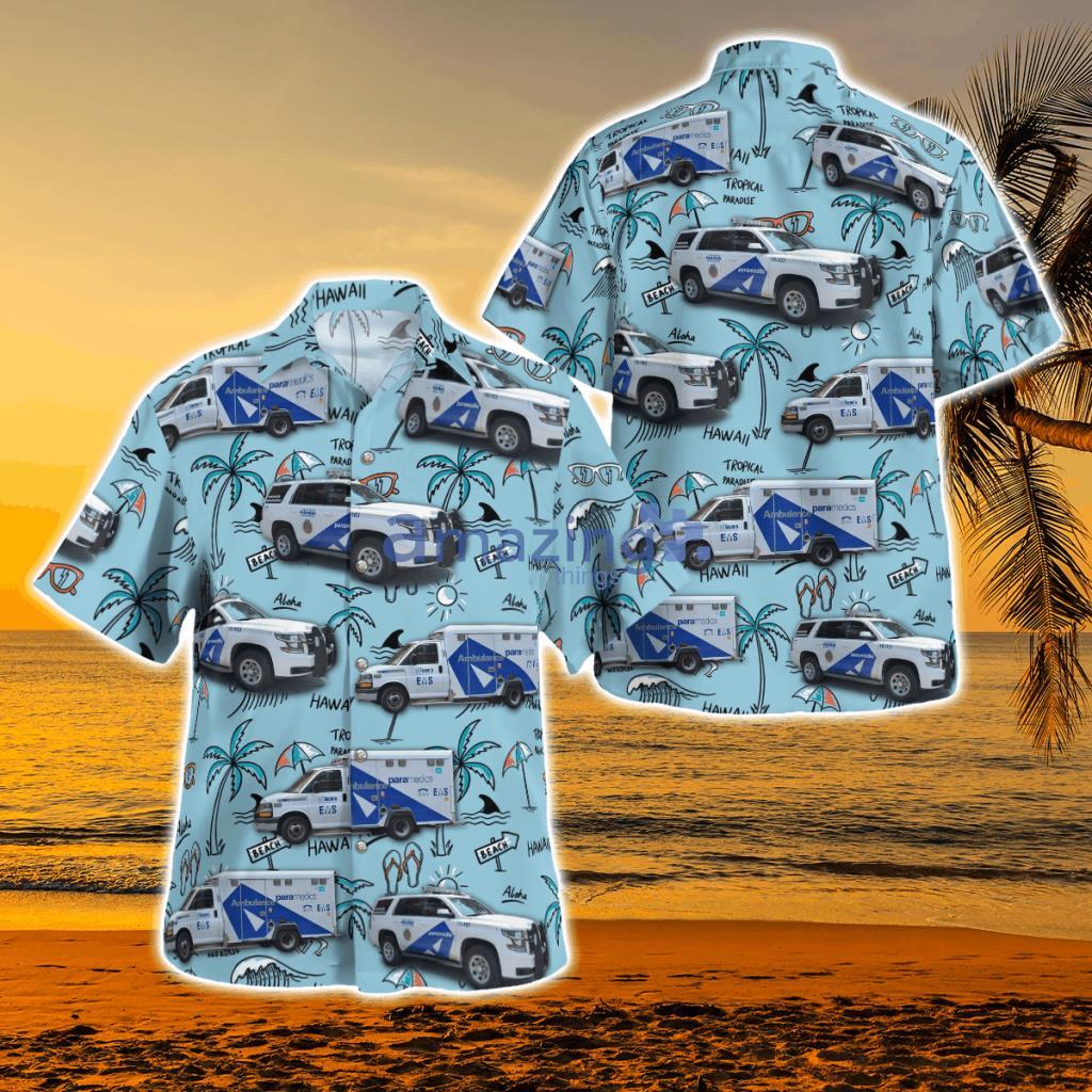 Toronto, Ontario, Canada, Toronto Paramedic Services Hawaiian Shirt - Toronto, Ontario, Canada, Toronto Paramedic Services Hawaiian Shirt