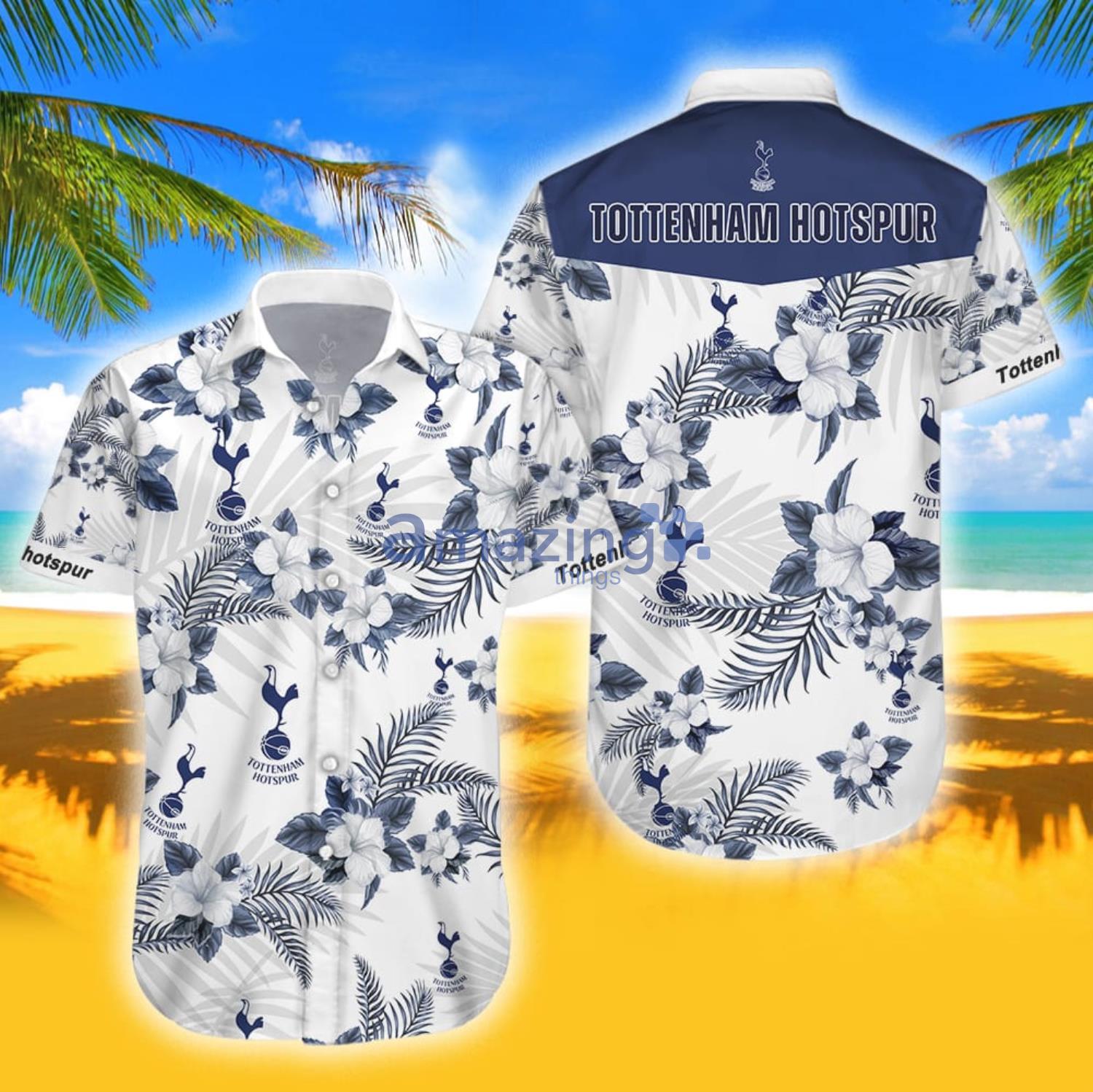 Tottenham Hotspur Hawaiian Shirt And Short Gift For Summer