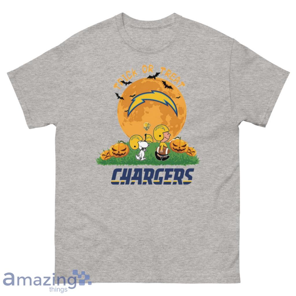 Trick Or Treat Los Angeles Chargers NFL Shirt - 500 Men’s Classic Tee Gildan
