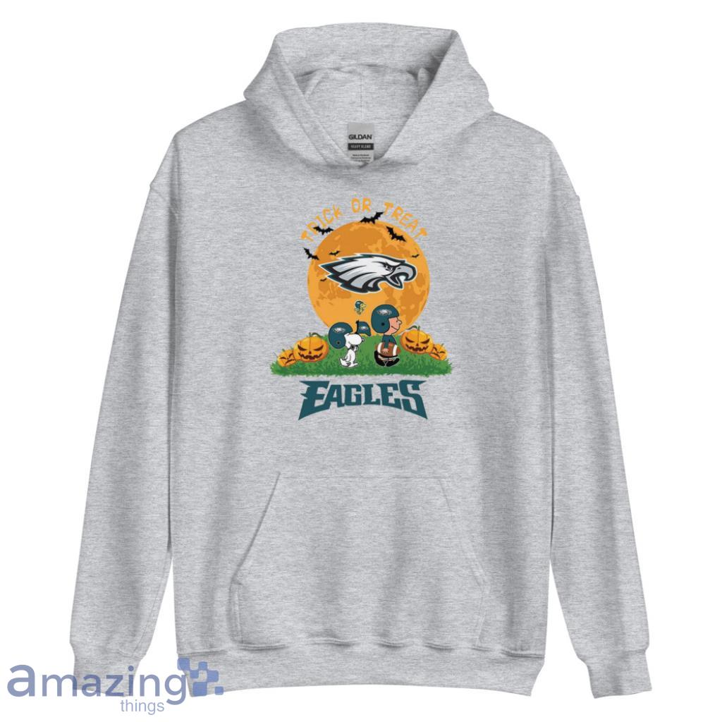 Trick Or Treat Snoopy Philadelphia Eagles NFL Shirt image Trick Or Treat Snoopy Philadelphia Eagles NFL Shirt - Unisex Heavy Blend Hooded Sweatshirt