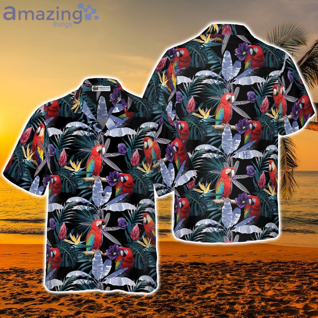 Tropical Parrot V1 Hawaiian Shirt - Tropical Parrot V1 Hawaiian Shirt