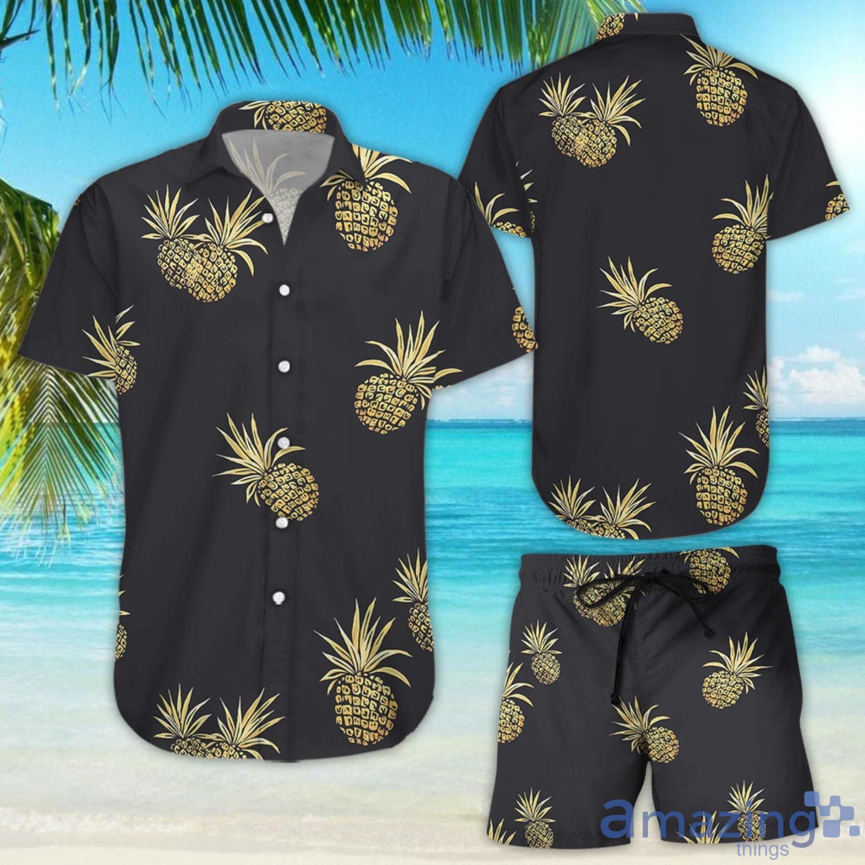 Pineapple Wear Sunglasses Tropical Full Printing Unisex Hawaiian Shirt Full  Size