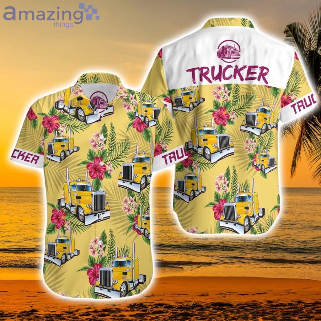 Trucker Tropical Hawaiian Shirt - Trucker Tropical Hawaiian Shirt Trucker Tropical Hawaiian Shirt - Trucker Tropical Hawaiian Shirt
