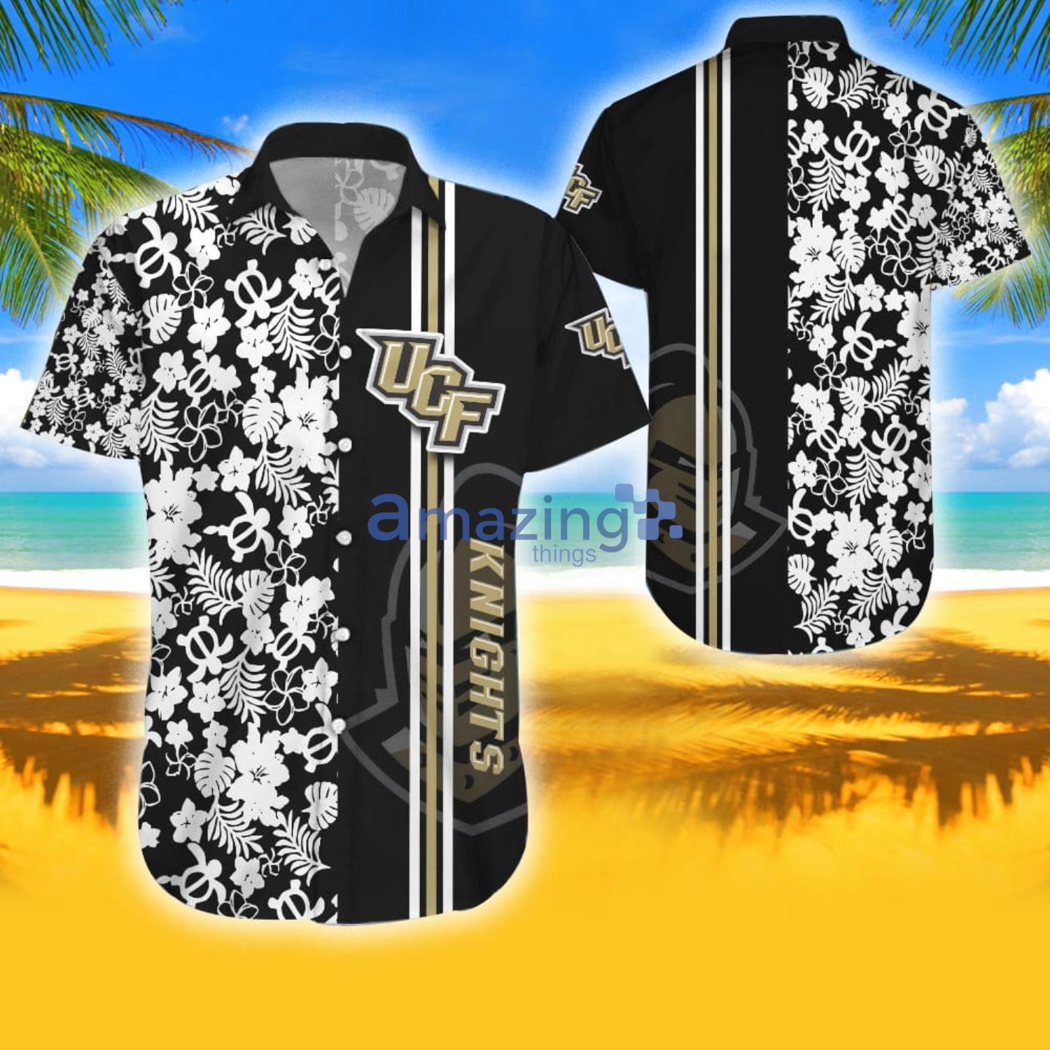 UCF Knights Tropical Aloha Combo Hawaiian Shirt And Shorts Gift For Summer Product Photo 1