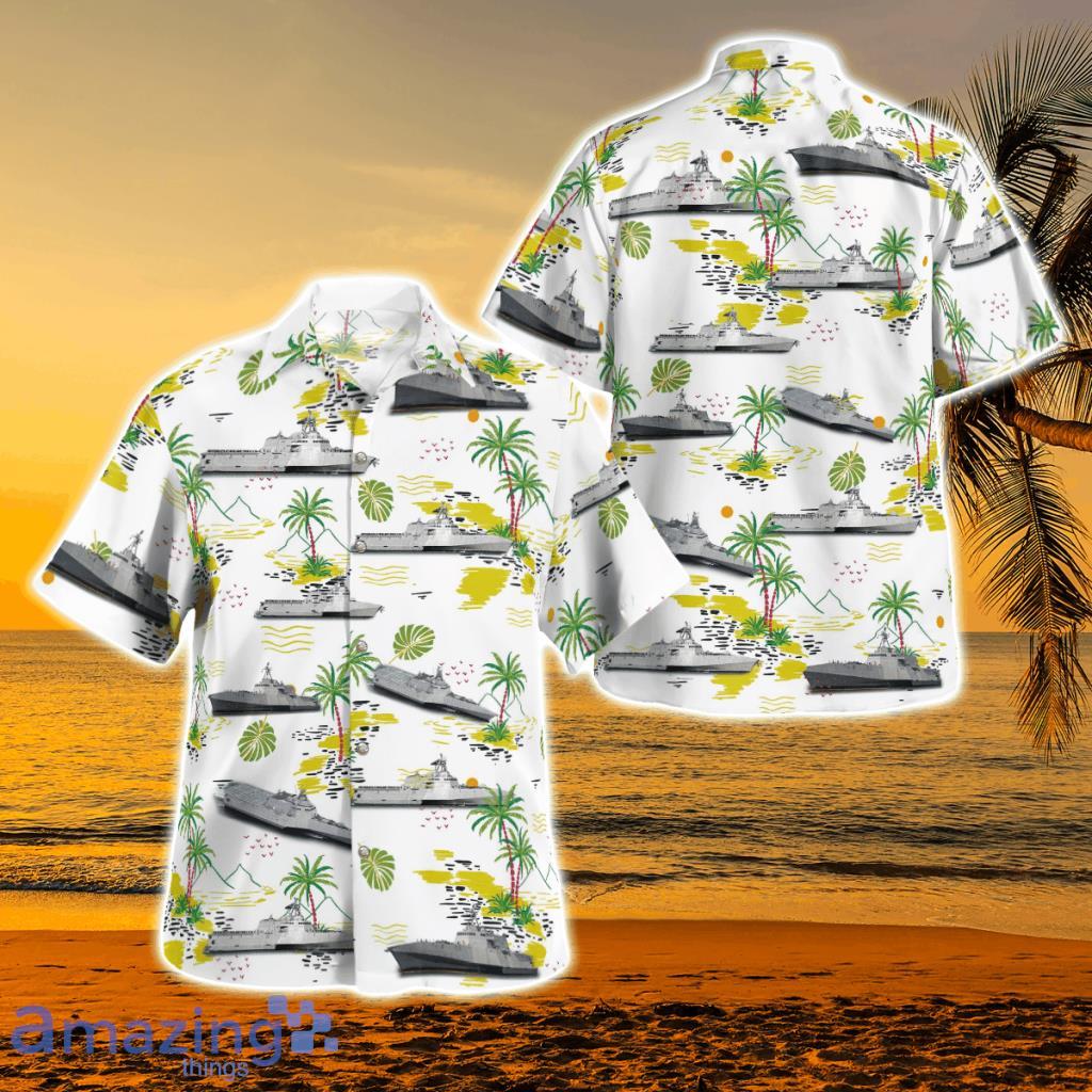 US Navy USS Charleston (LCS-18) Hawaiian Shirt - US Navy USS Charleston (LCS-18) Hawaiian Shirt