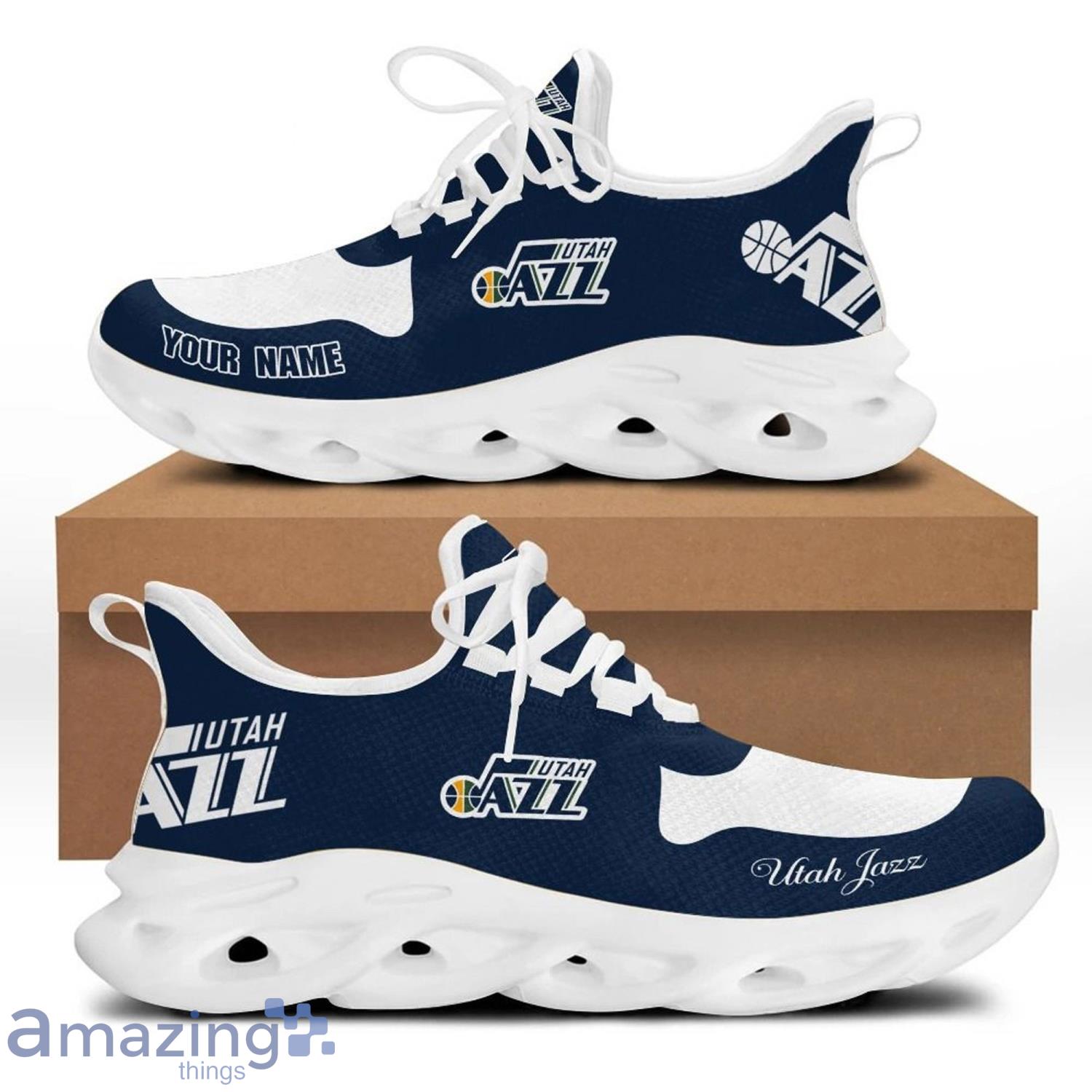 Utah Jazz Nba Custom Name Max Soul Sneakers Product Photo 1 Utah Jazz Nba Custom Name Max Soul Sneakers Product Photo 1