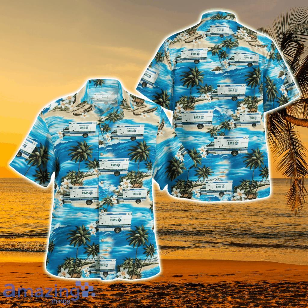 Valparaiso, Indiana, Northwest Health EMS Hawaiian Shirt