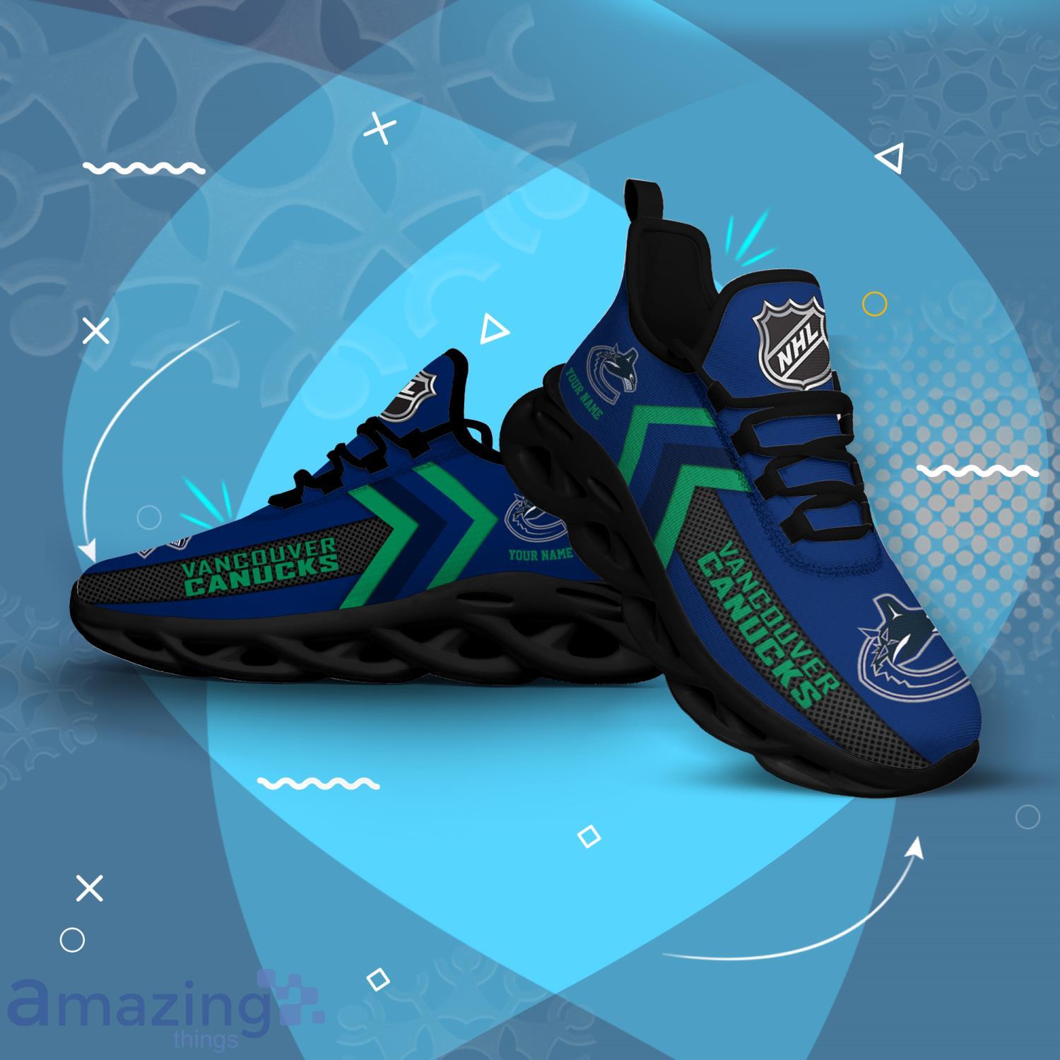 Vancouver Canucks Custom Name Men And Women Max Soul Shoes Running Sneakers Product Photo 1