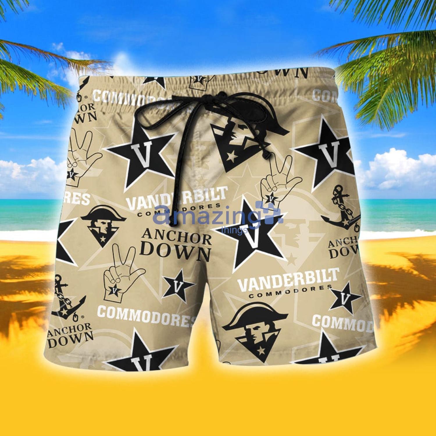 Vanderbilt Commodores Tropical Aloha Combo Hawaiian Shirt And Shorts Gift For Summer image Vanderbilt Commodores Tropical Aloha Combo Hawaiian Shirt And Shorts Gift For Summer Product Photo 2
