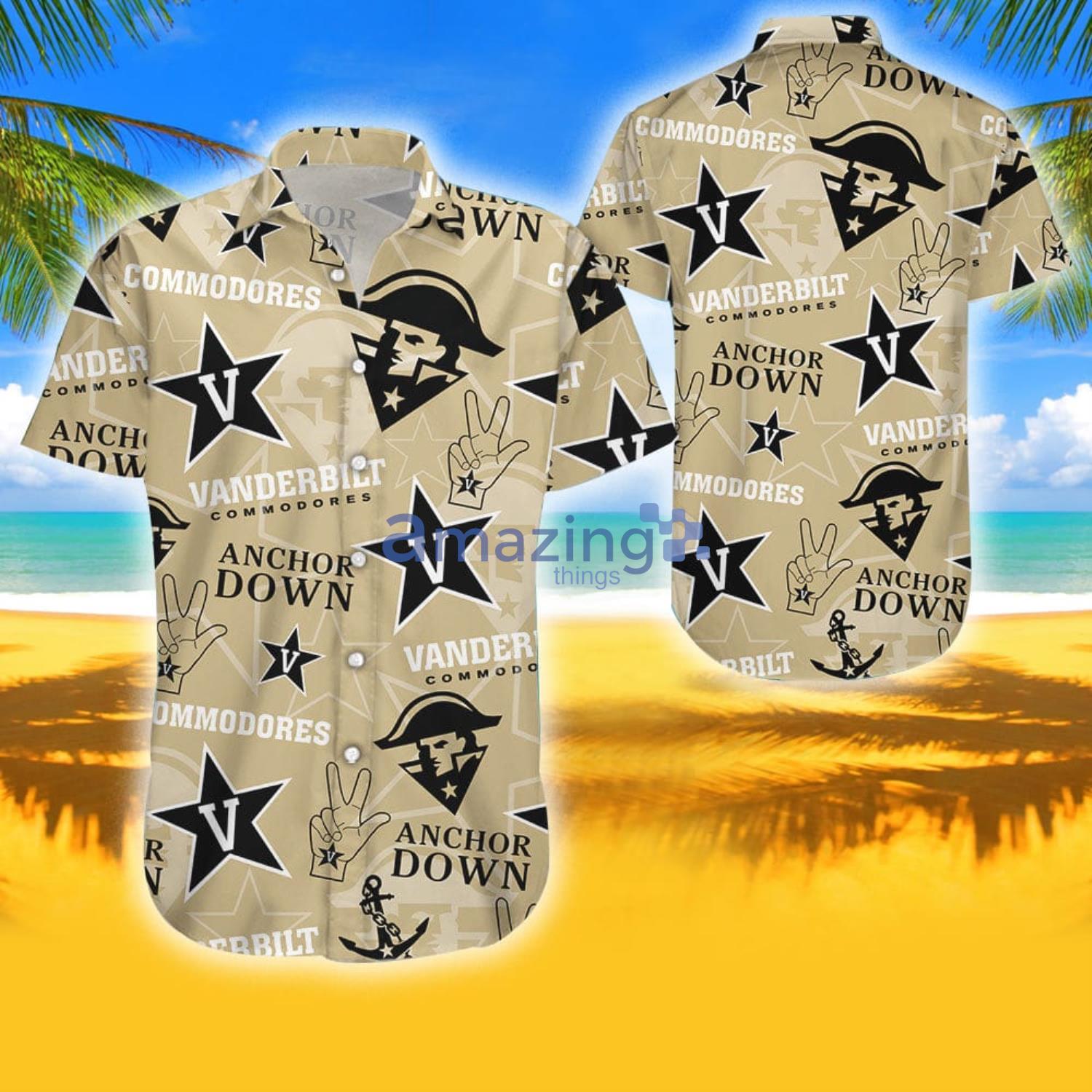 Vanderbilt Commodores Tropical Aloha Combo Hawaiian Shirt And Shorts Gift For Summer Product Photo 1 Vanderbilt Commodores Tropical Aloha Combo Hawaiian Shirt And Shorts Gift For Summer Product Photo 1