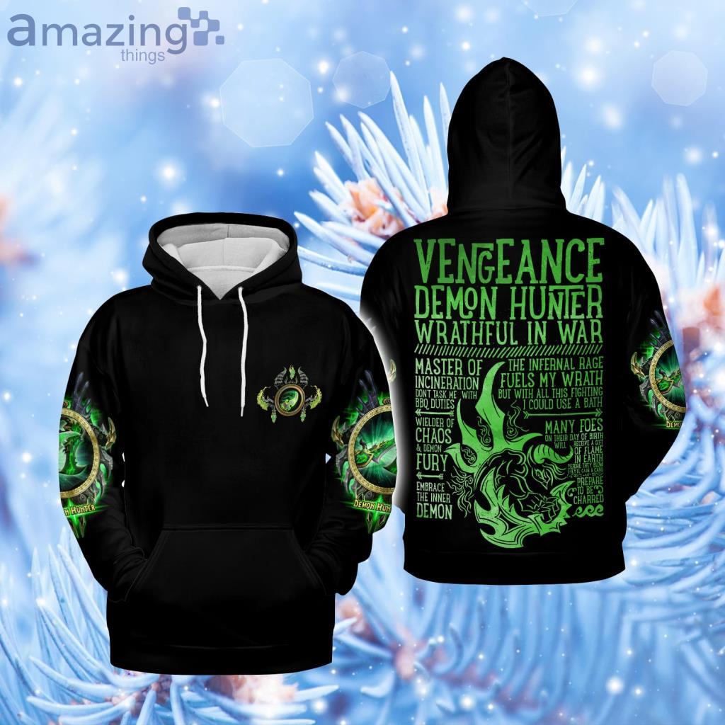 Vengeance Demon Hunter Hoodie 3D - Vengeance Demon Hunter Hoodie 3D Vengeance Demon Hunter Hoodie 3D - Vengeance Demon Hunter Hoodie 3D