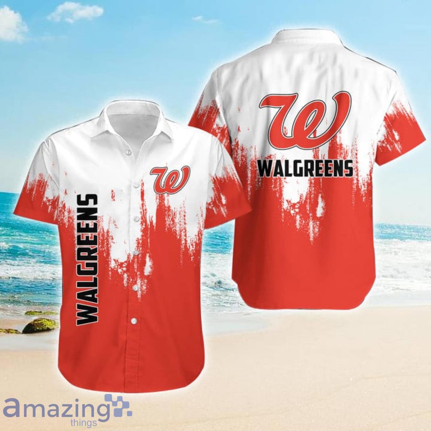 Walgreens Vintage Men And Women Hawaiian Shirt Product Photo 1