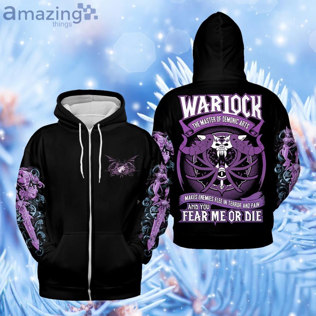 Warlock Class Definition Zip Hoodie 3D - Warlock Class Definition Zip Hoodie 3D
