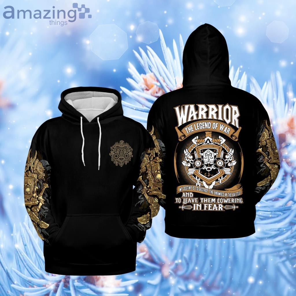 Warrior - Lords of War - WoW Class AOP Hoodie 3D - Warrior - Lords of War - WoW Class AOP Hoodie 3D