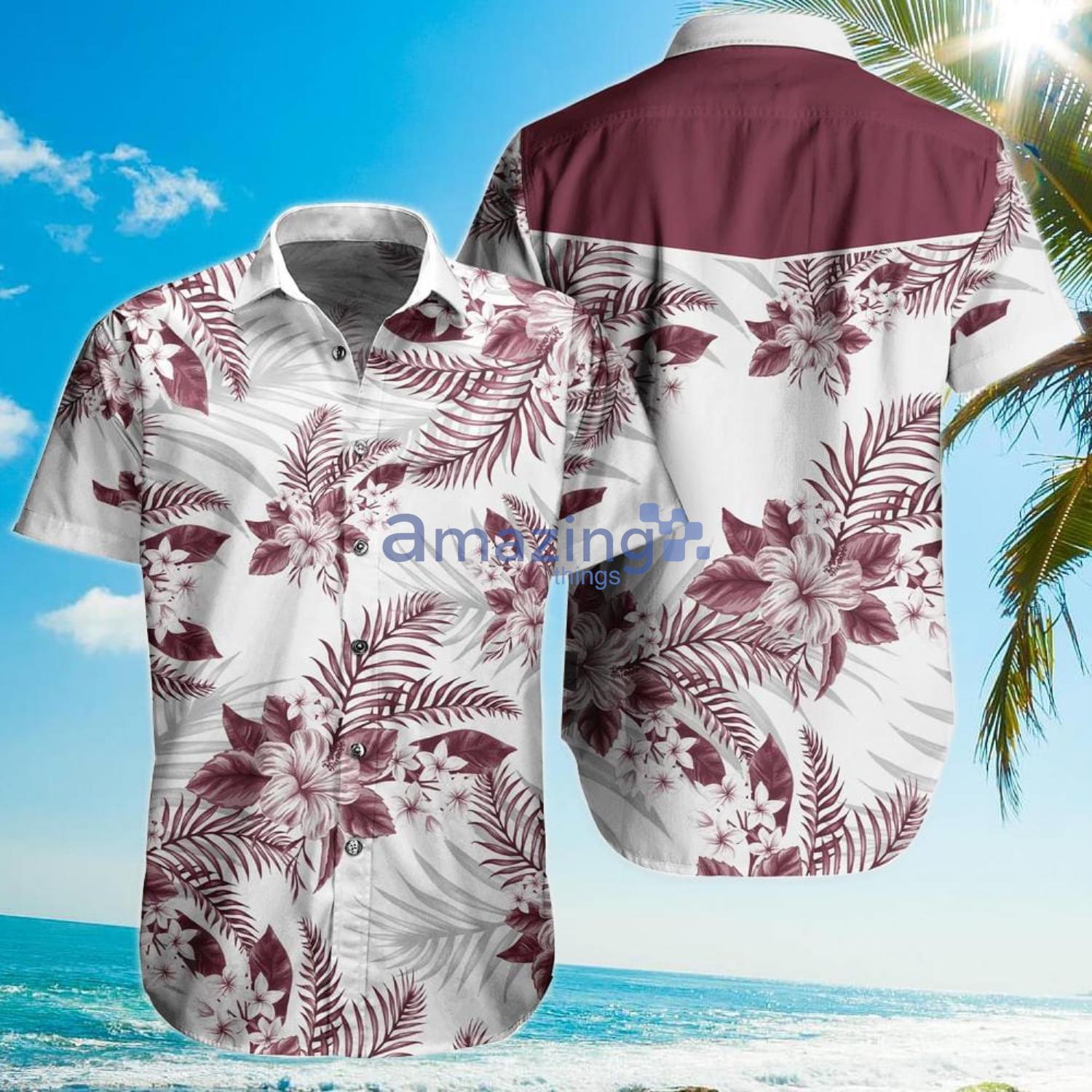 Washington Redskins NFL Tropical Aloha Hawaiian Shirt And Shorts For Fans Product Photo 1