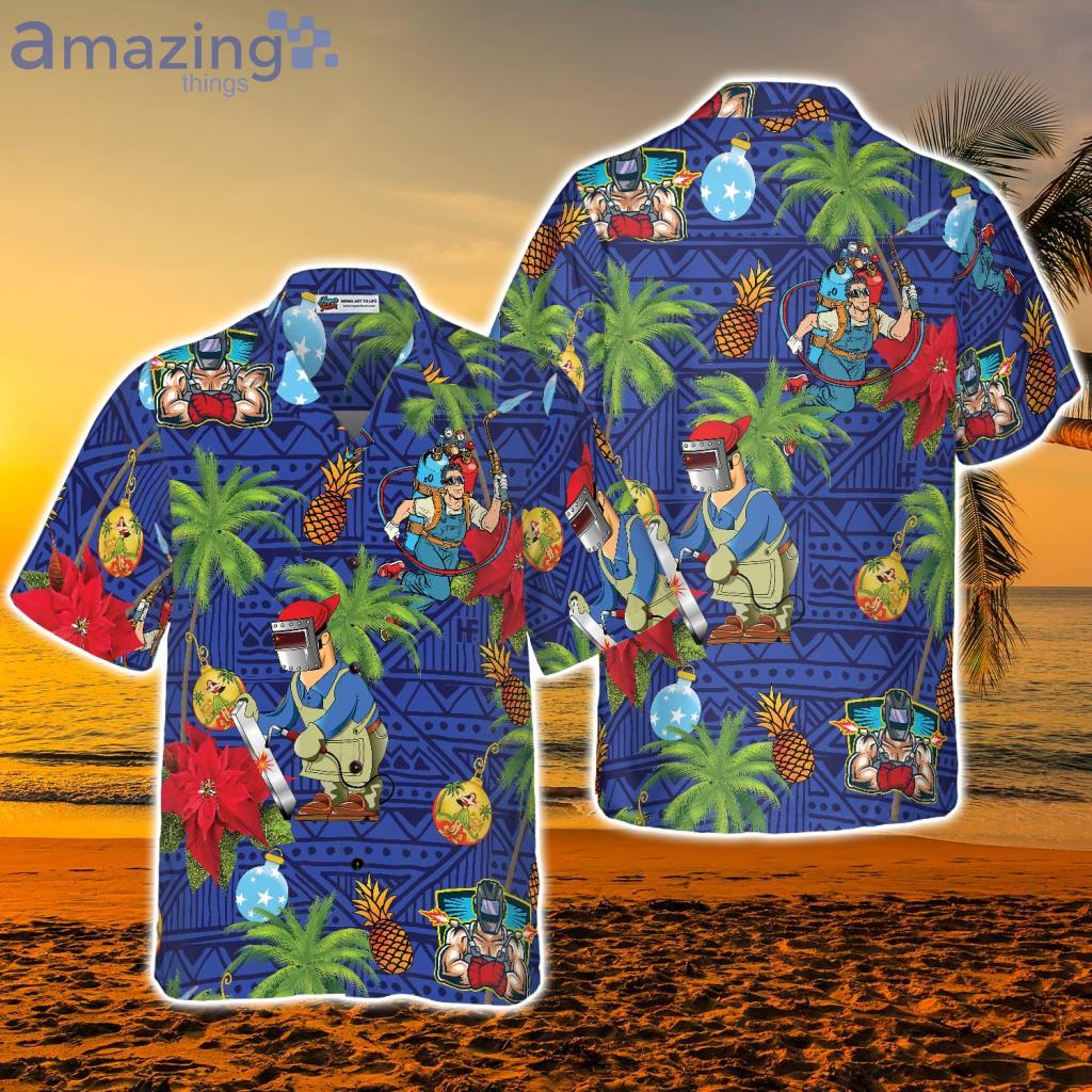 Welder Proud Tropical Hawaiian Shirt - Welder Proud Tropical Hawaiian Shirt