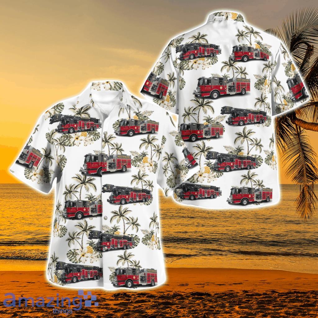 West Bend Fire Department, West Bend, Wisconsin Hawaiian Shirt - West Bend Fire Department, West Bend, Wisconsin Hawaiian Shirt
