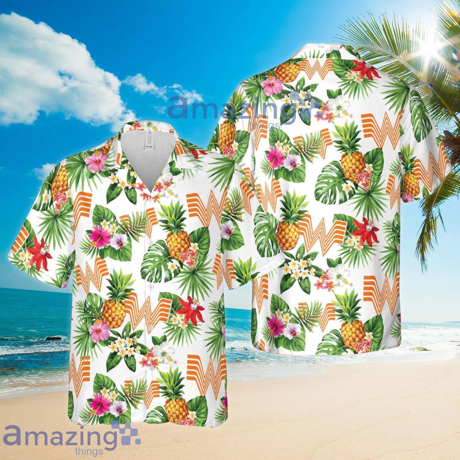Whataburger Aloha Beach Summer Set Hawaiian Shirt And Shorts image Whataburger Aloha Beach Summer Set Hawaiian Shirt And Shorts Product Photo 2
