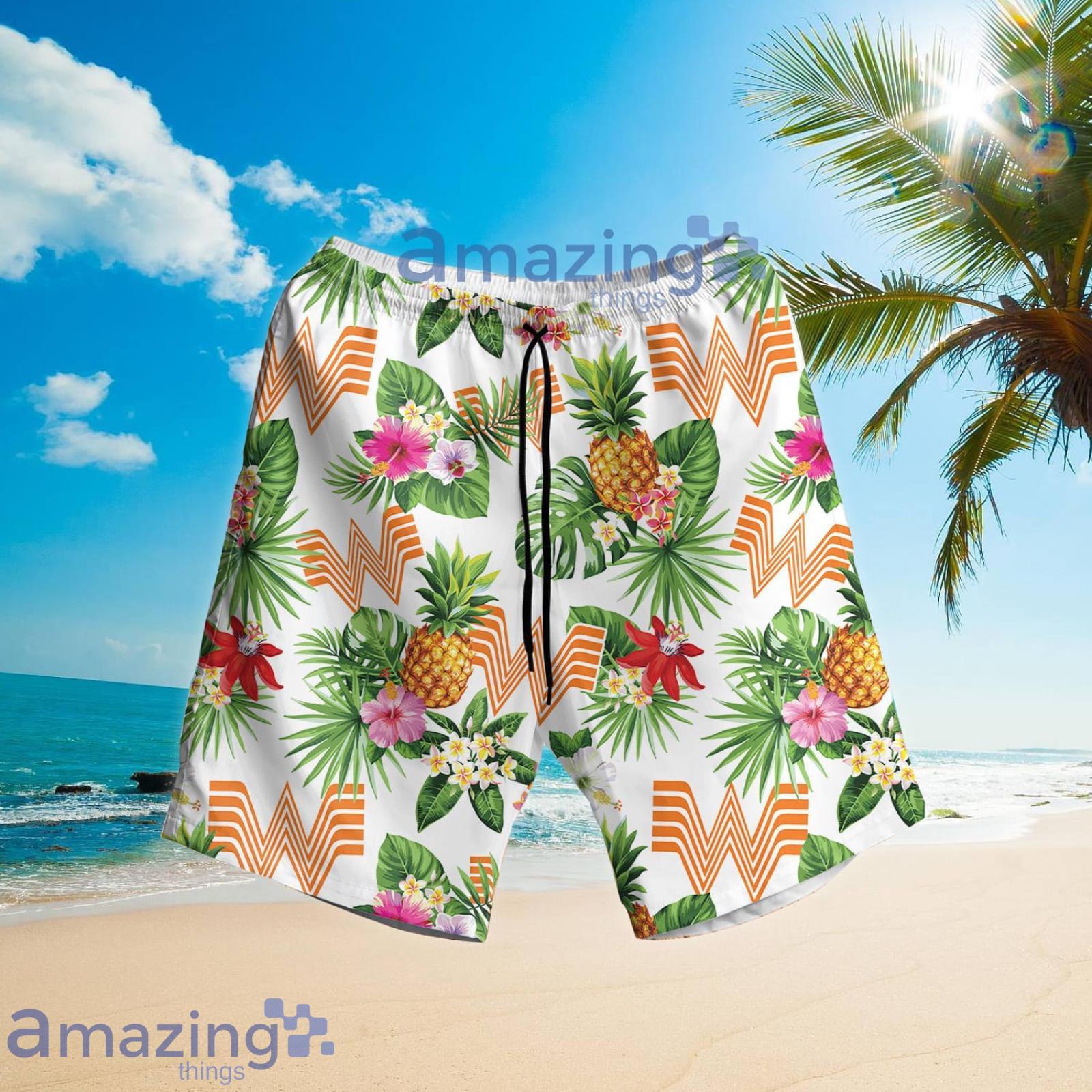 Whataburger Aloha Beach Summer Set Hawaiian Shirt And Shorts image Whataburger Aloha Beach Summer Set Hawaiian Shirt And Shorts Product Photo 3
