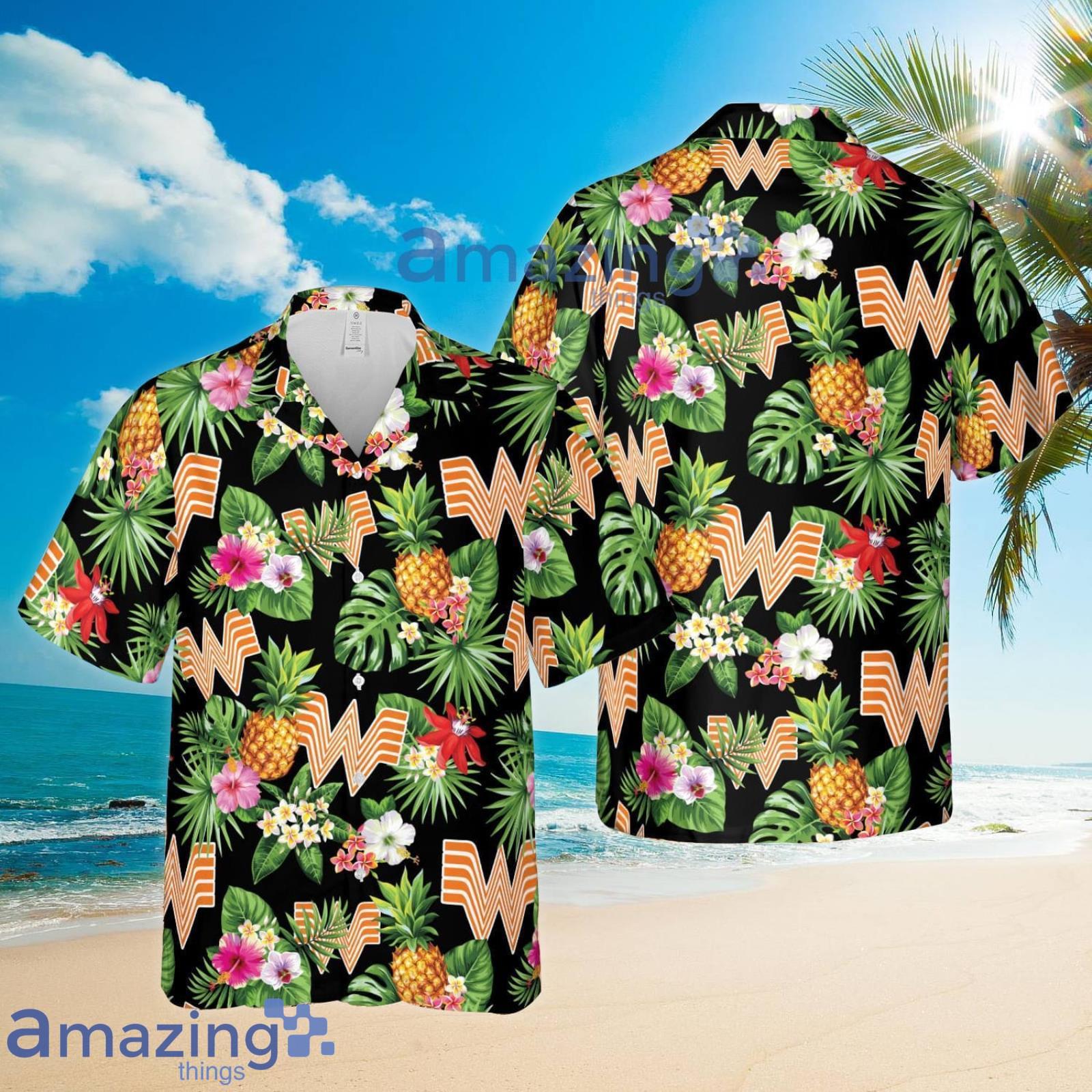 Whataburger Hawaii Style Summer Set Hawaiian Shirt And Shorts image Whataburger Hawaii Style Summer Set Hawaiian Shirt And Shorts Product Photo 2